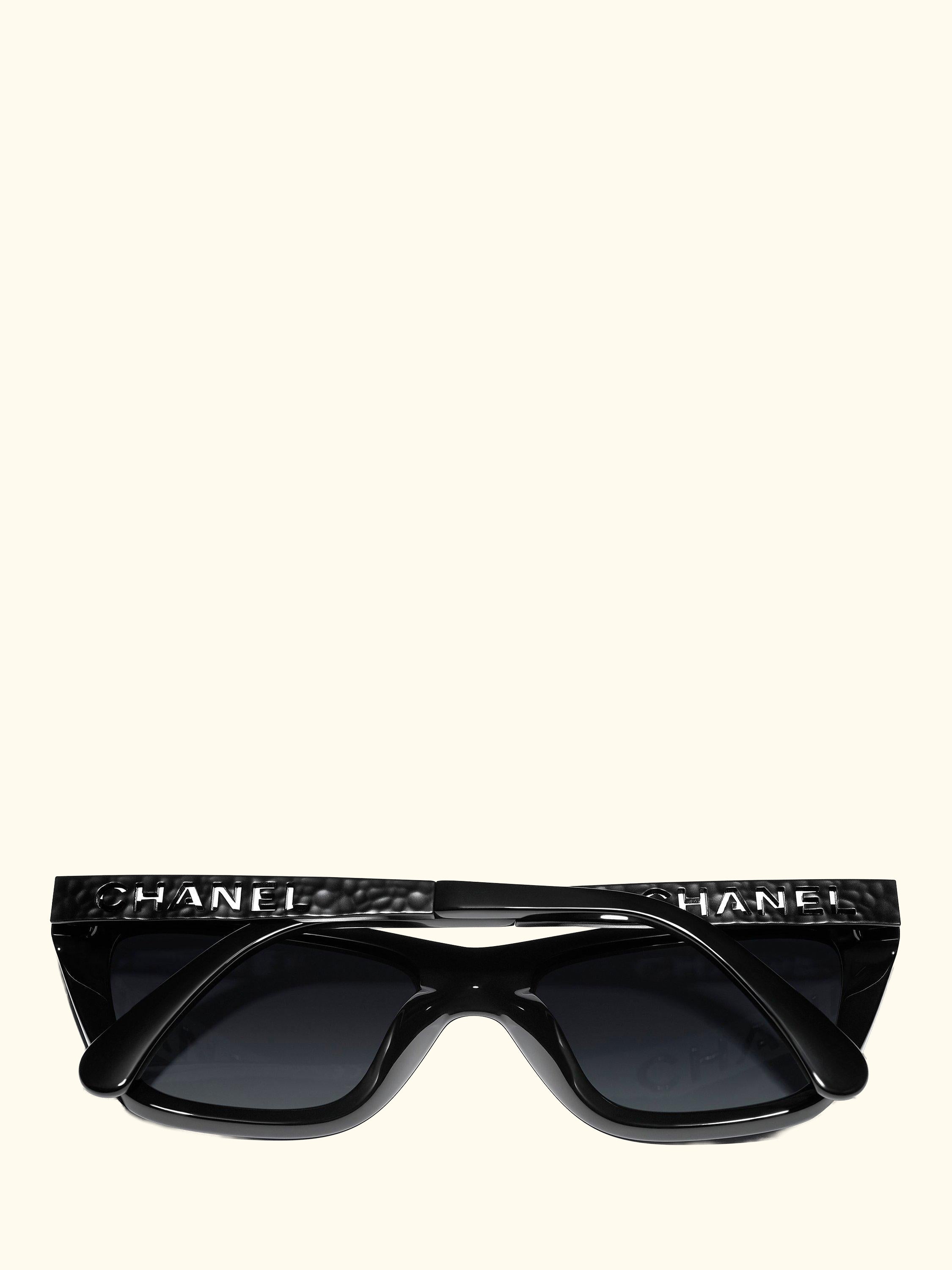 Rectangular Sunglasses CH5442 Black/Grey Gradient