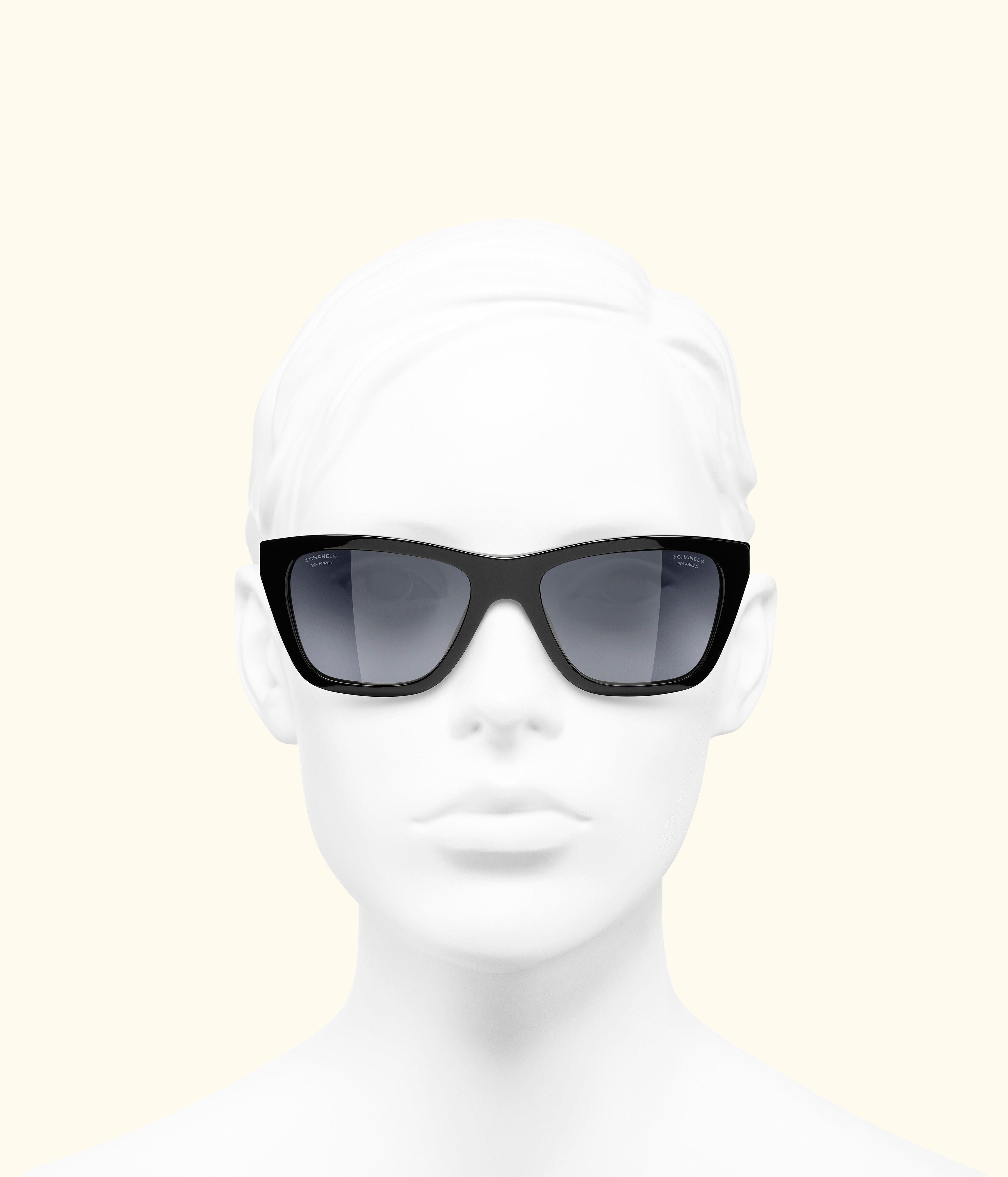 Rectangular Sunglasses CH5442 Black/Grey Gradient