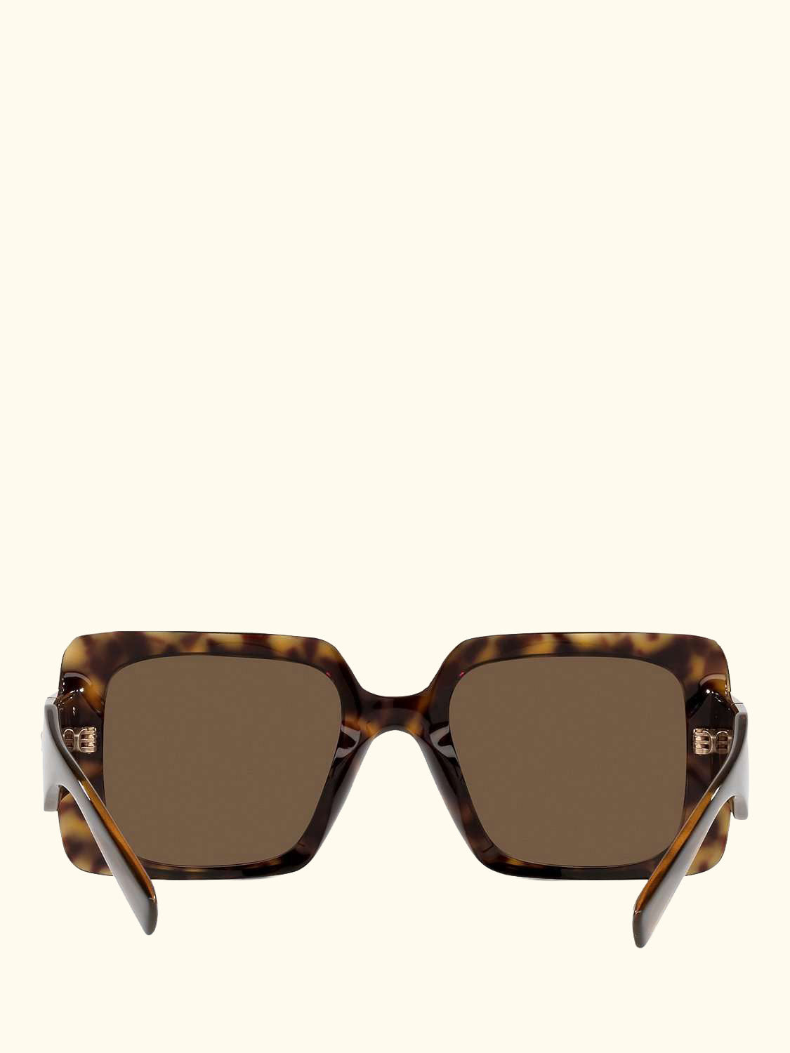 VE4405 Women's Chunky Rectangular Sunglasses, Havana/Brown