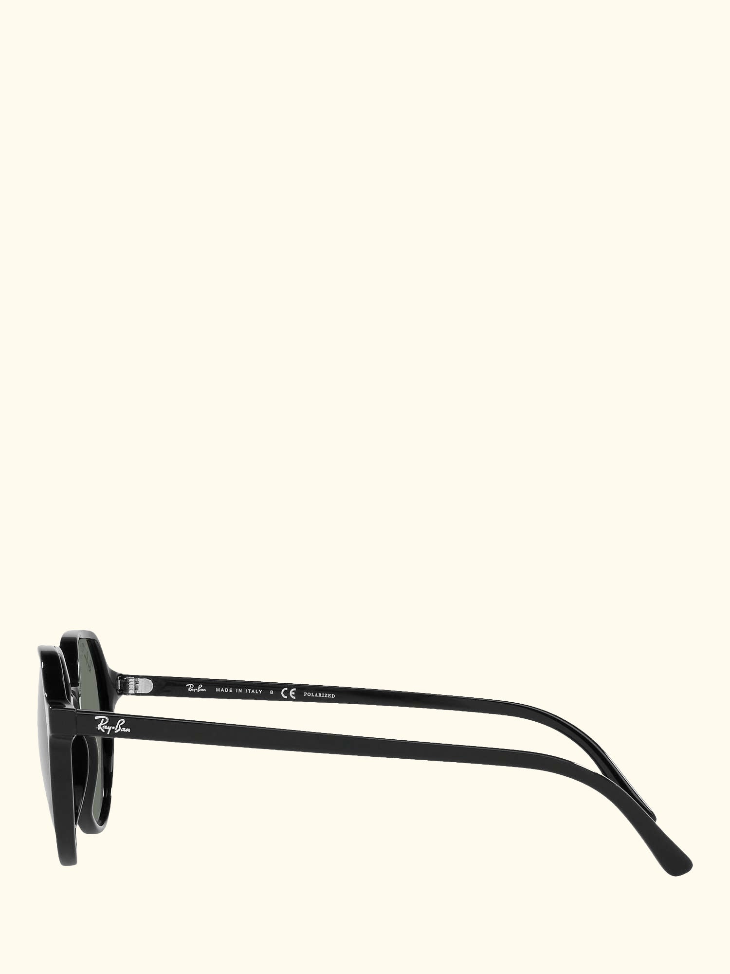 RB2195 Unisex Thalia Polarised Square Sunglasses, Black