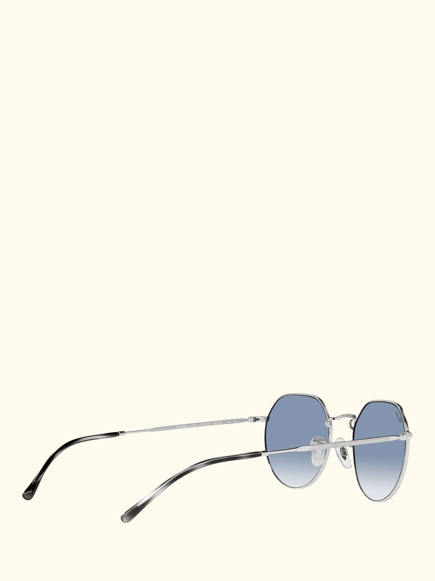 RB3565 Jack Unisex Metal Hexagonal Sunglasses