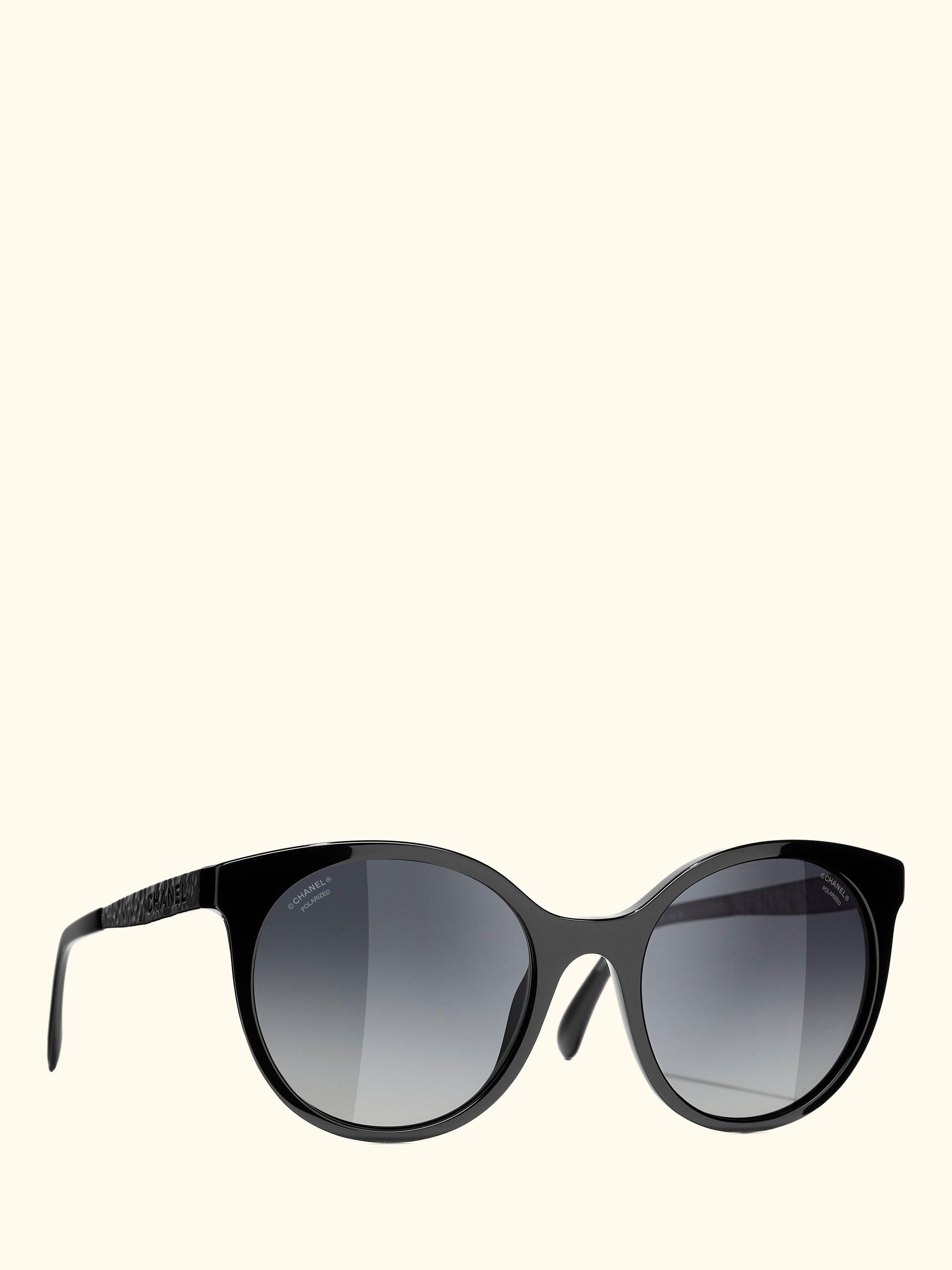 Oval Sunglasses CH5440 Black/Grey Gradient