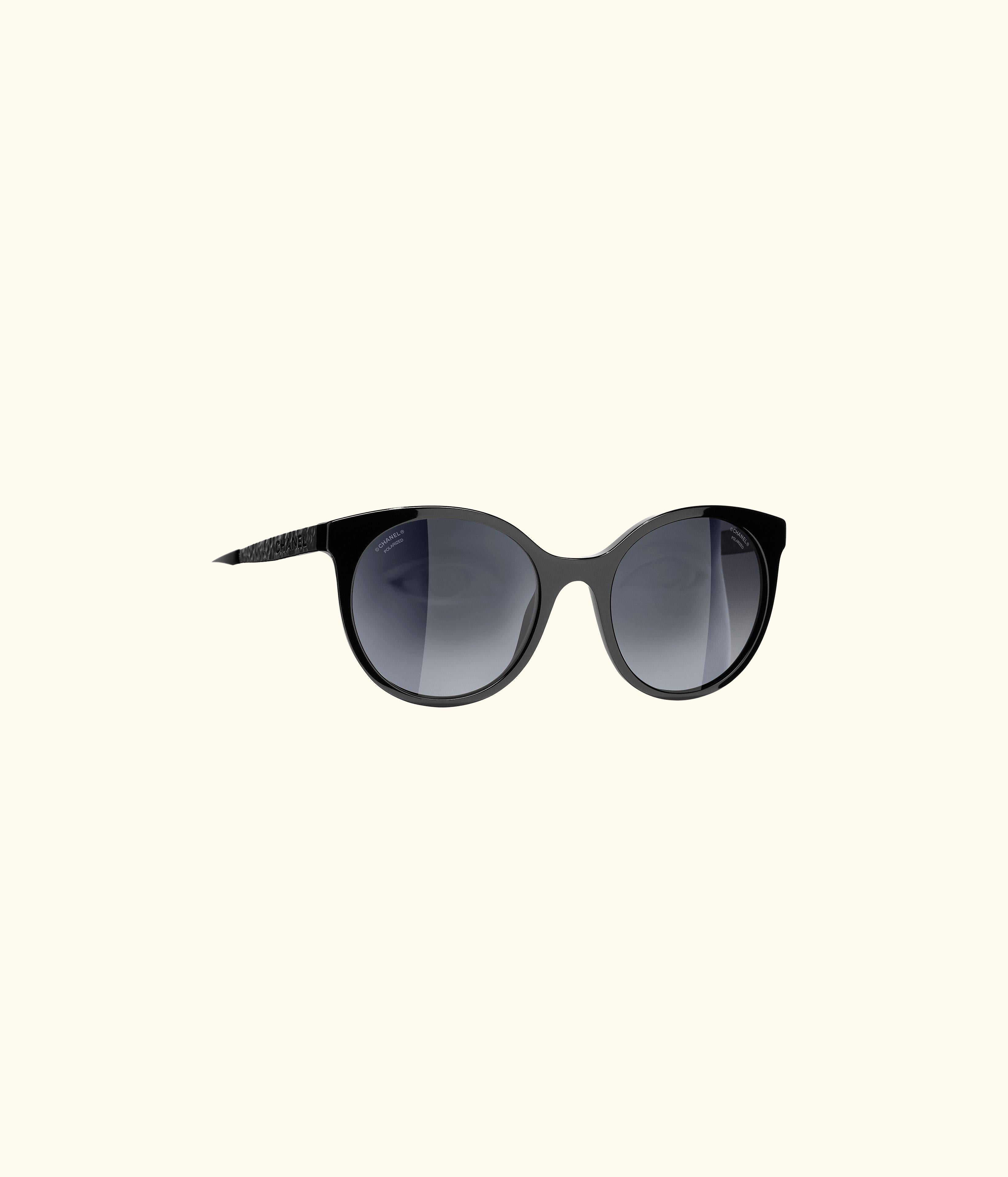 Oval Sunglasses CH5440 Black/Grey Gradient