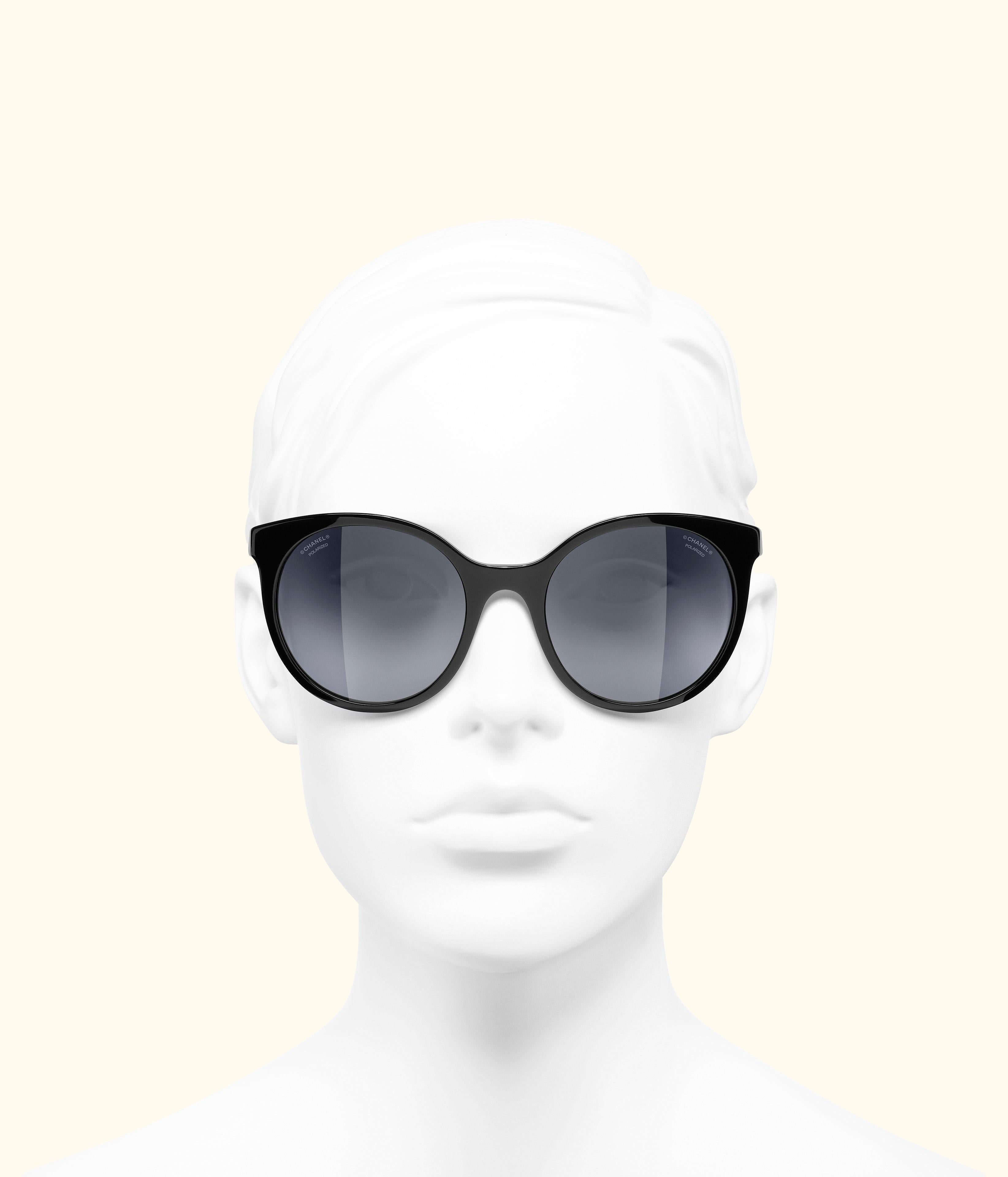 Oval Sunglasses CH5440 Black/Grey Gradient