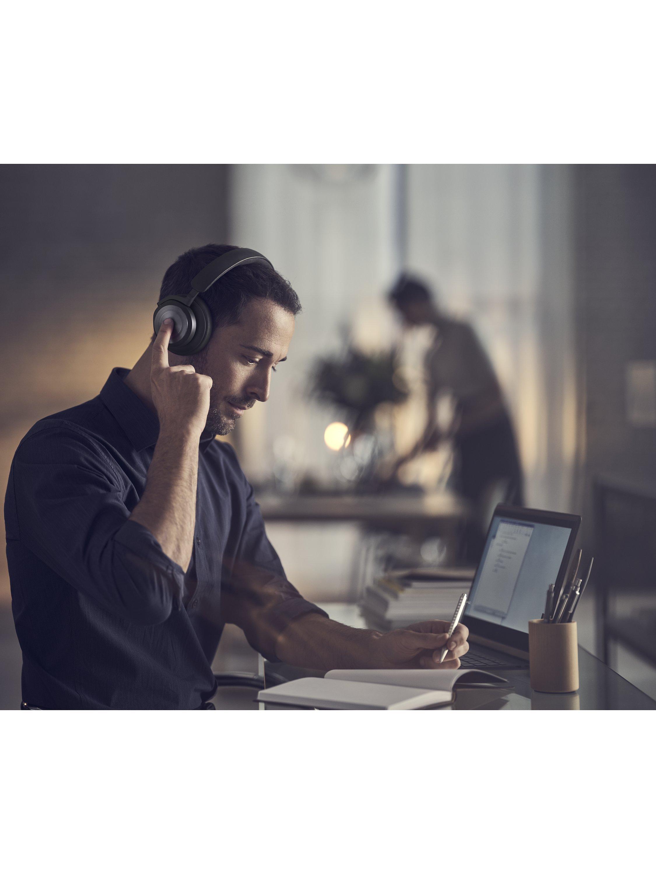 Beoplay HX Wireless Bluetooth Active Noise Cancelling Over-Ear Headphones, Black