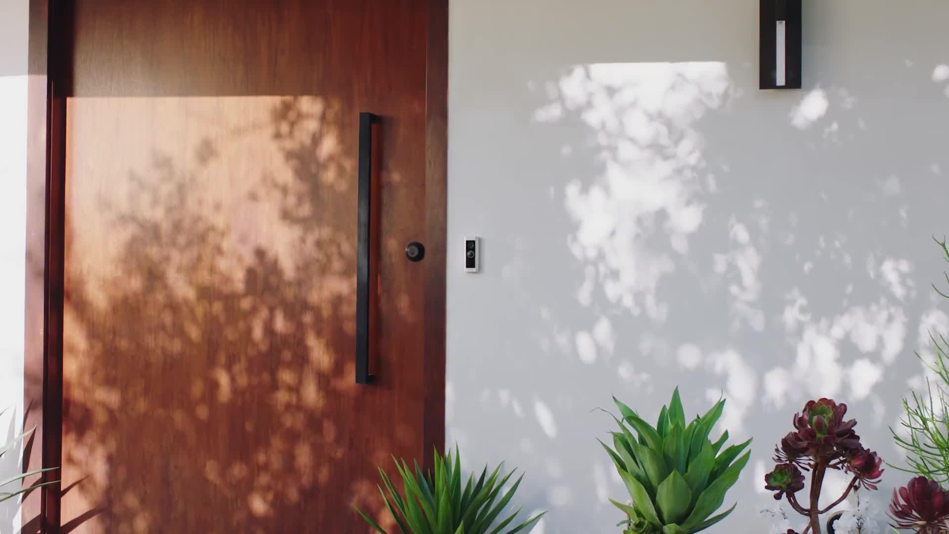 Smart Video Doorbell Pro 2 with Built-in Wi-Fi & Camera plus Plug-in Adapter
