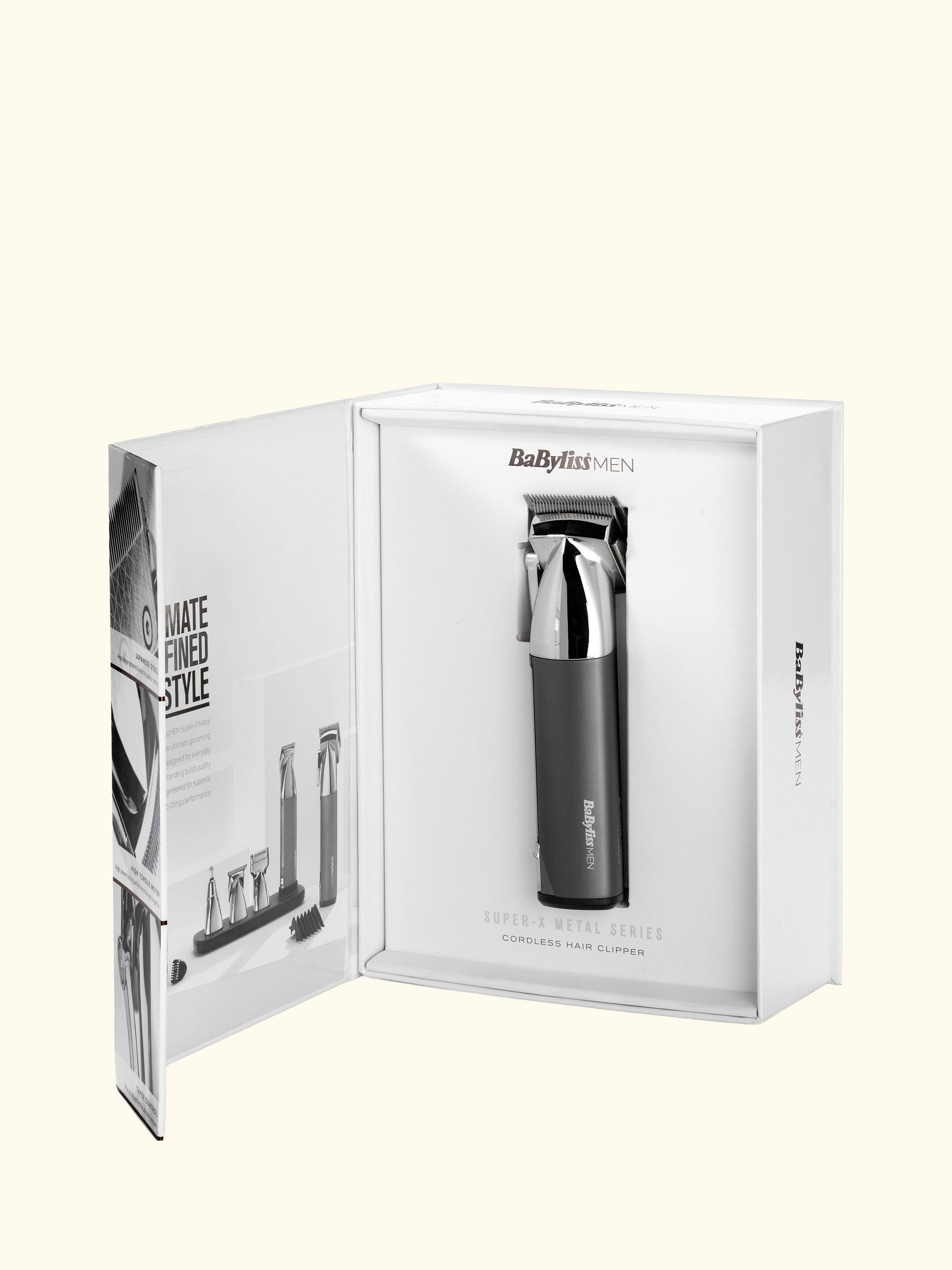 Super X-Metal Series Cordless Hair Clipper, Grey