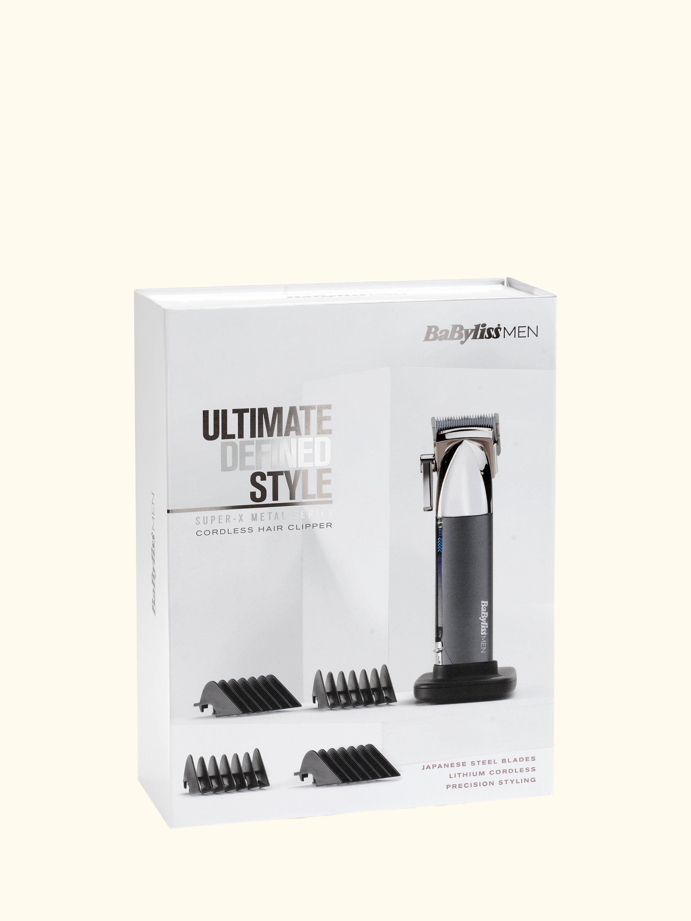 Super X-Metal Series Cordless Hair Clipper, Grey