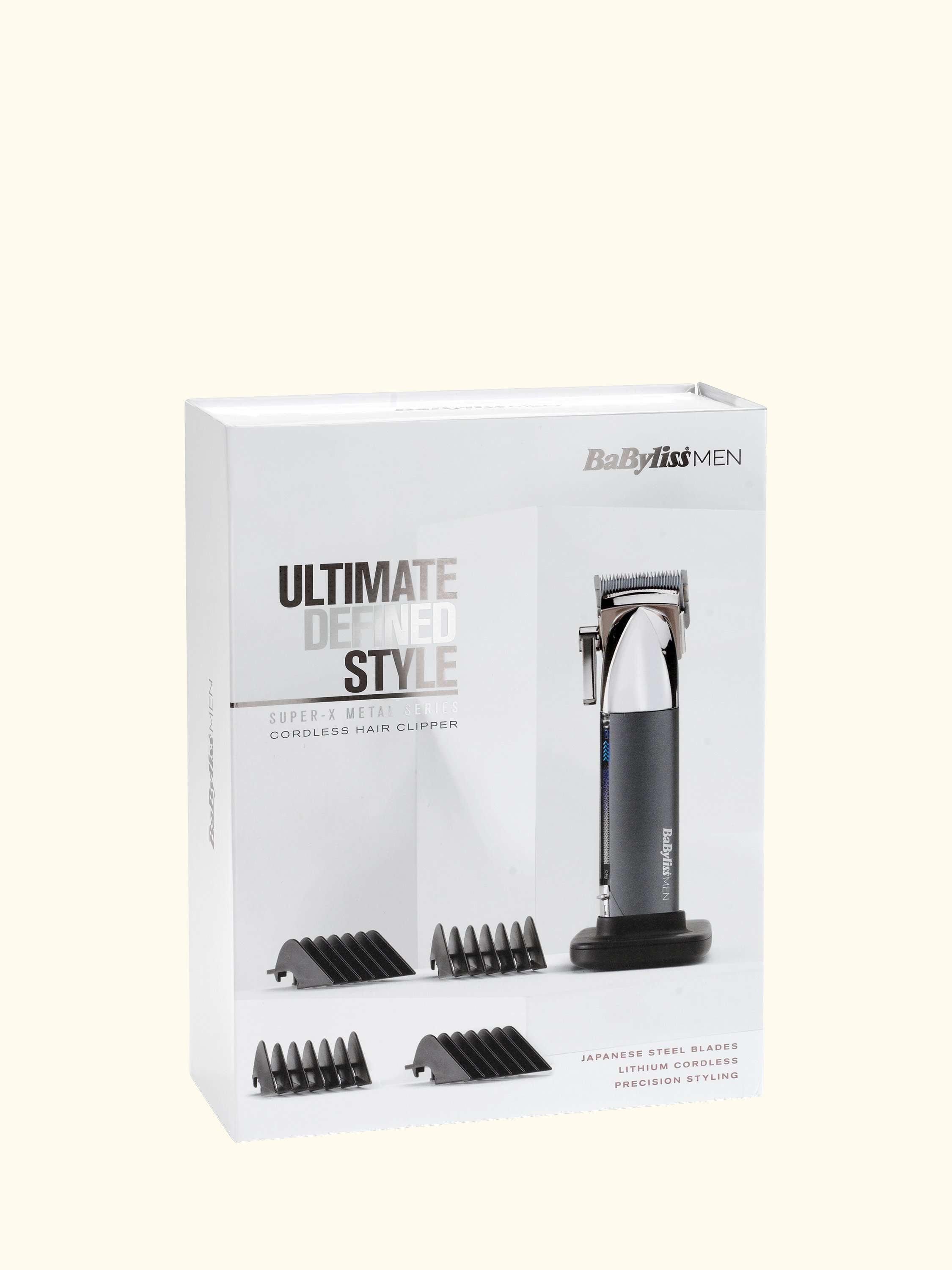 Super X-Metal Series Cordless Hair Clipper, Grey
