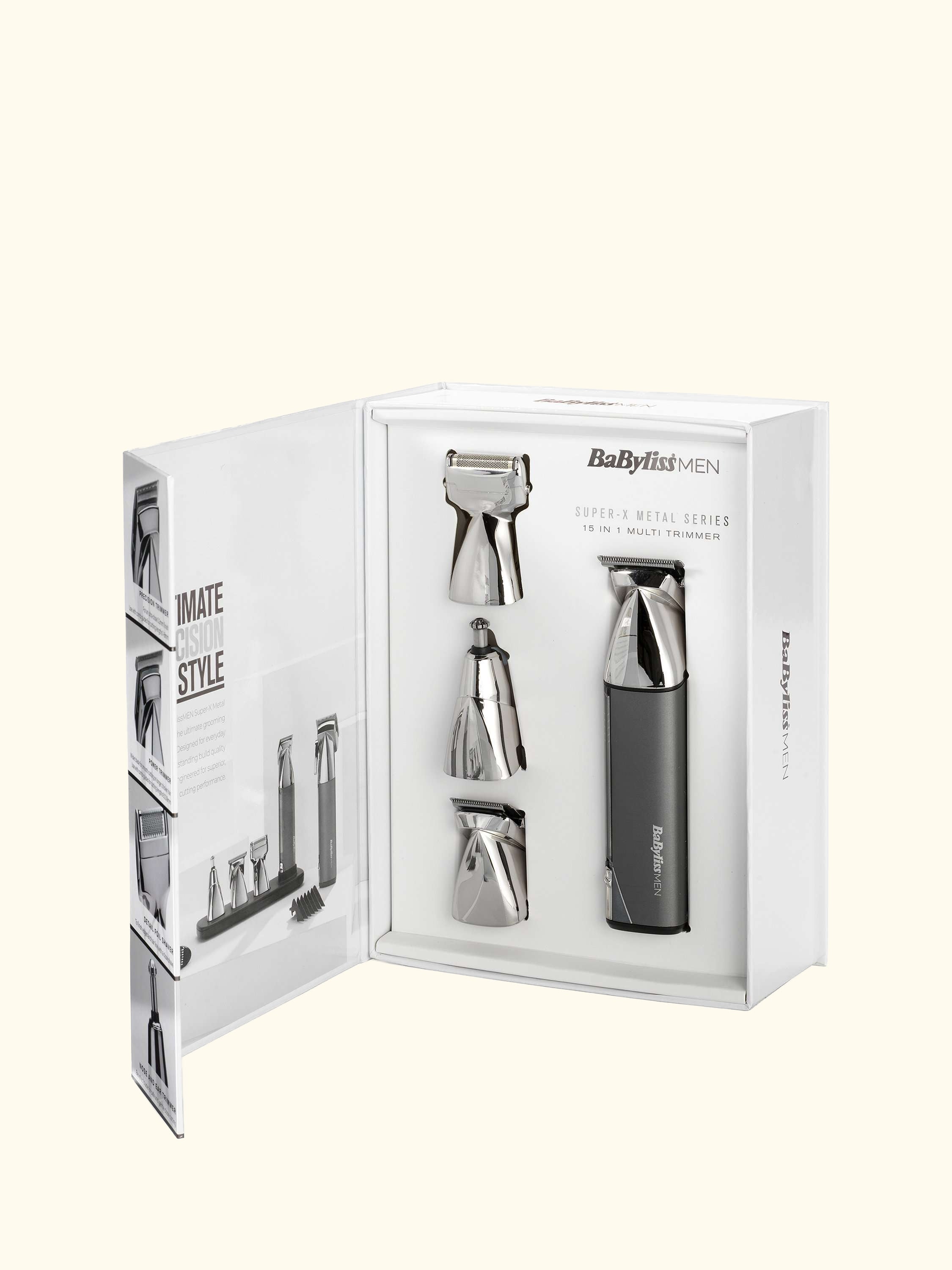 Super-X Metal Series 15-in-1 Multi Trimmer, Grey