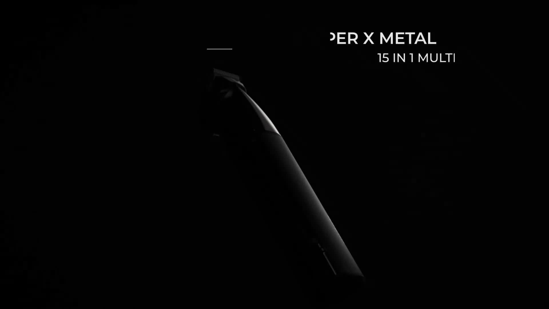 Super-X Metal Series 15-in-1 Multi Trimmer, Grey