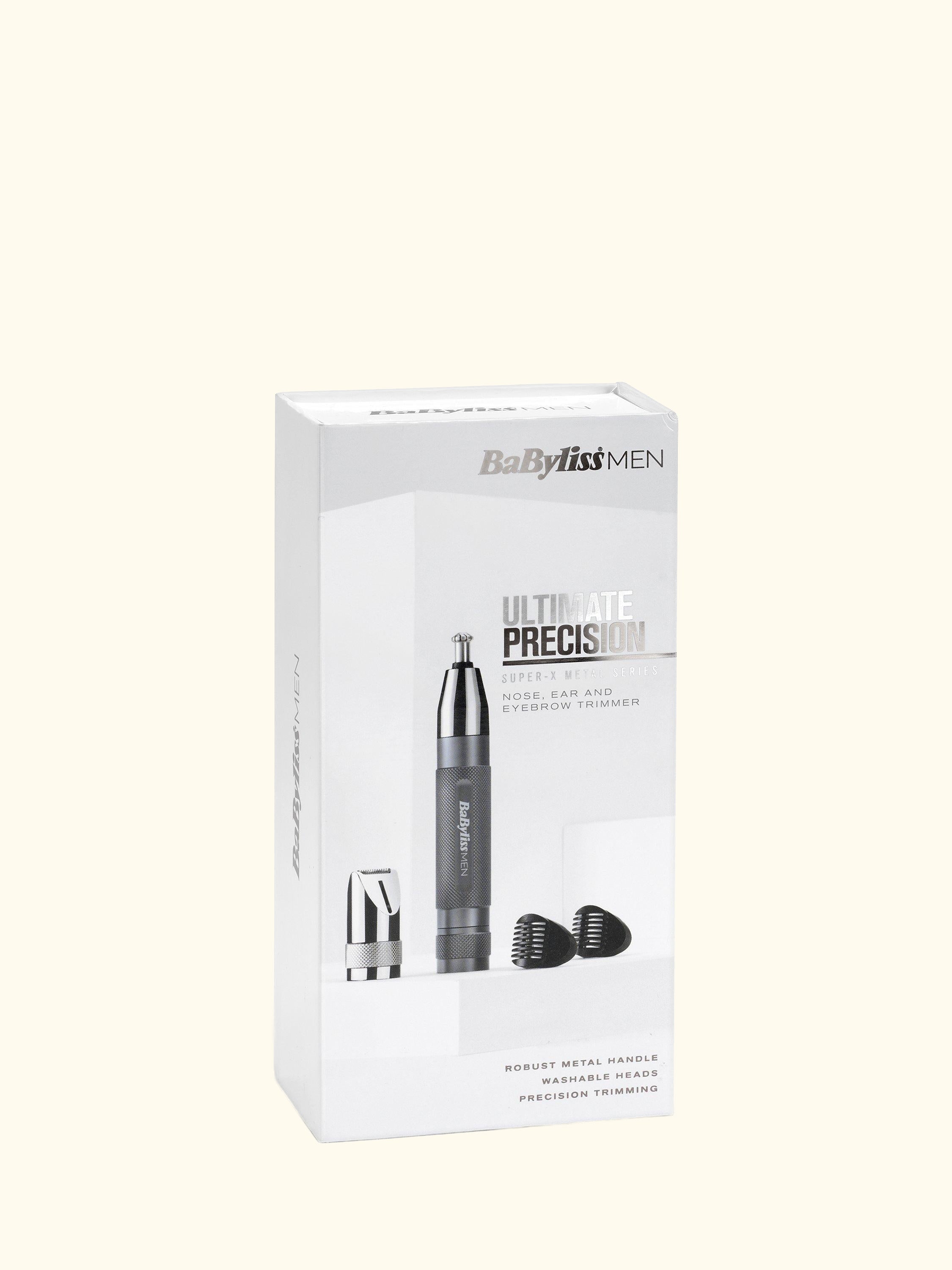 Super-X Metal Series Nose, Ear & Eyebrow Trimmer, Grey