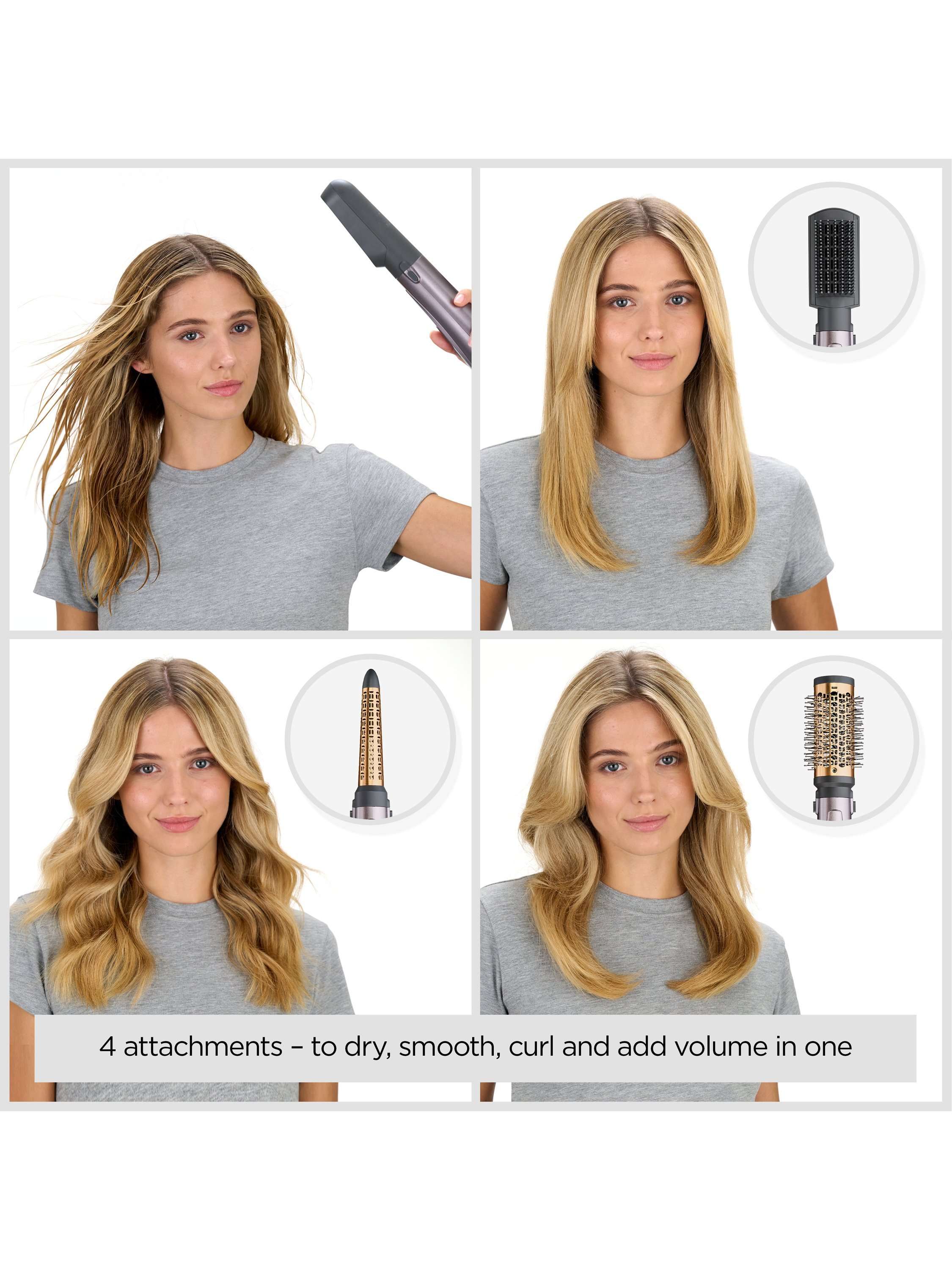 Air Style 1000 Hot Air Hair Styler, Metallic