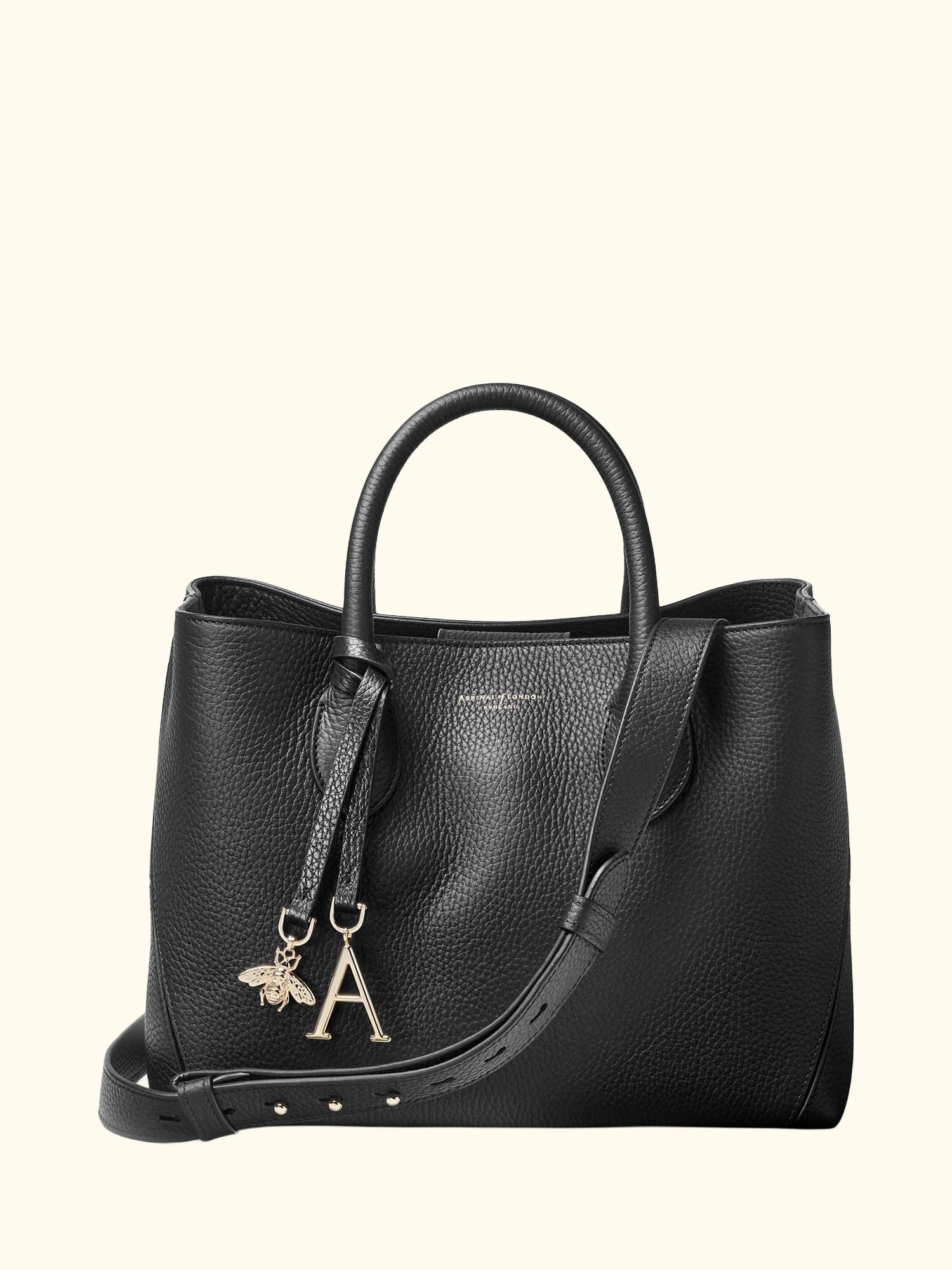 Midi London Pebble Leather Tote Bag