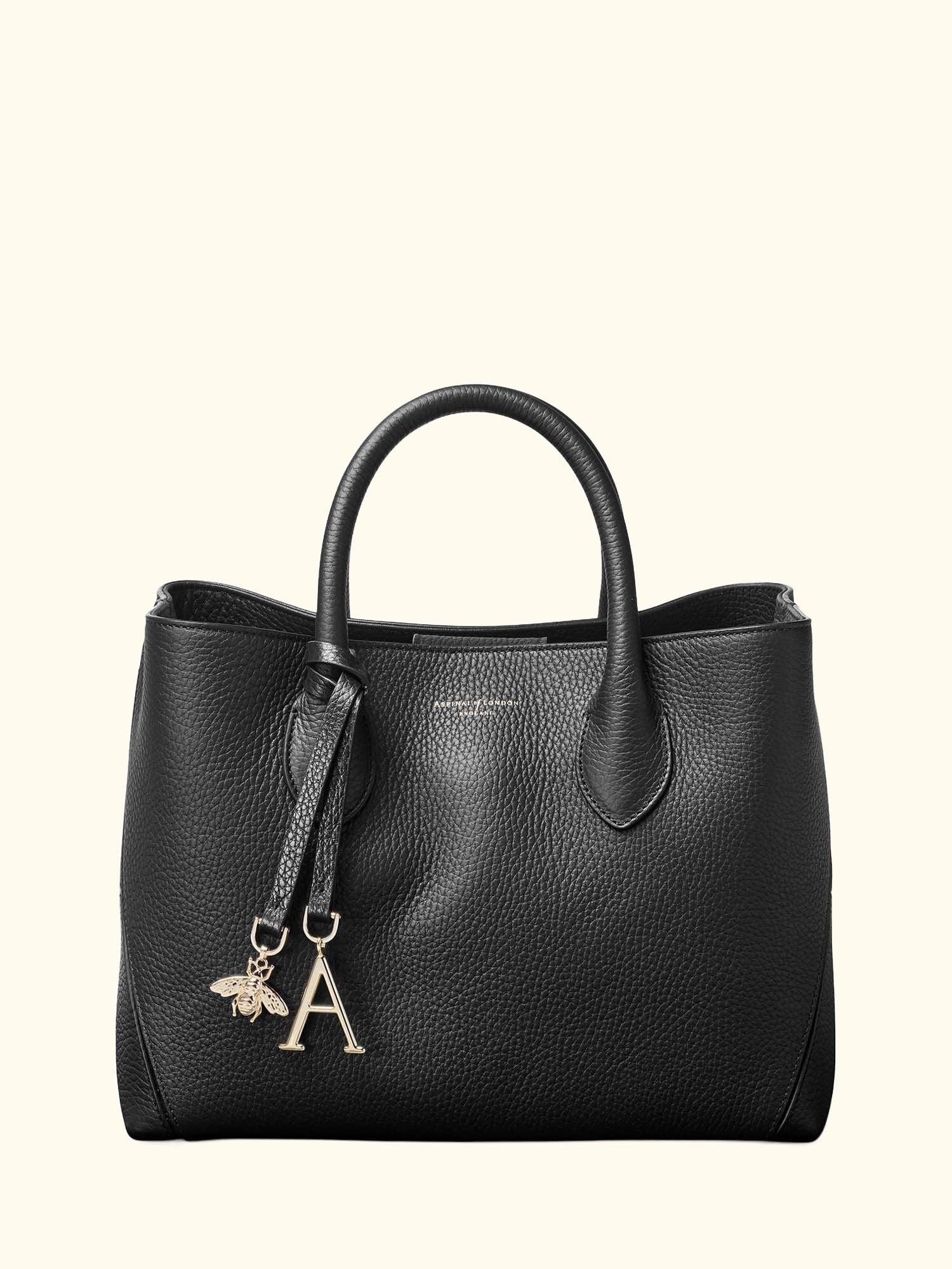 Midi London Pebble Leather Tote Bag