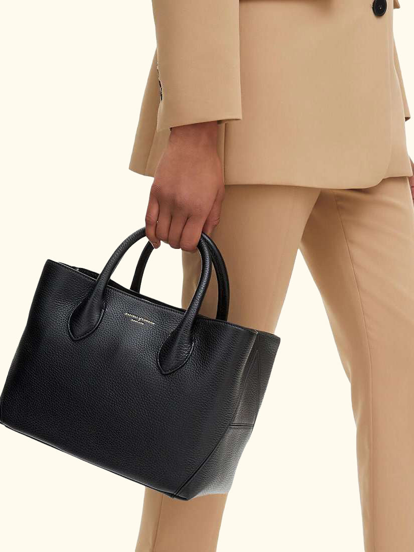 Midi London Pebble Leather Tote Bag