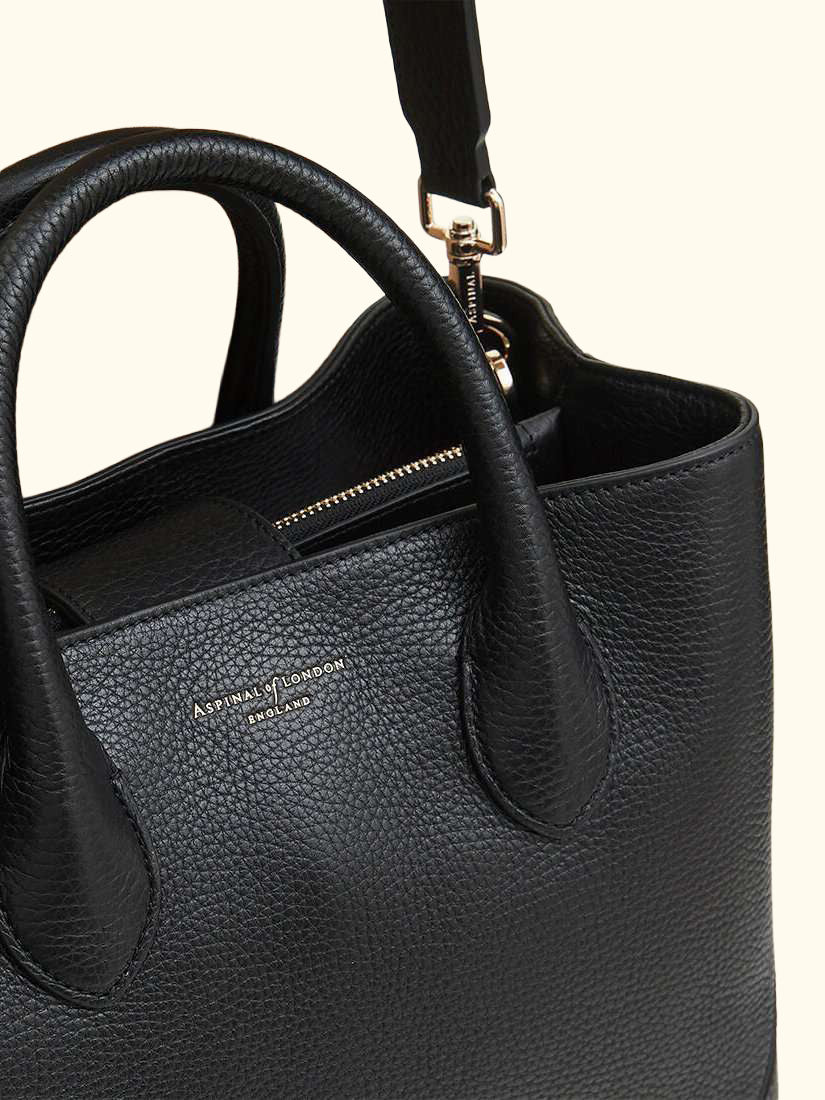 Midi London Pebble Leather Tote Bag
