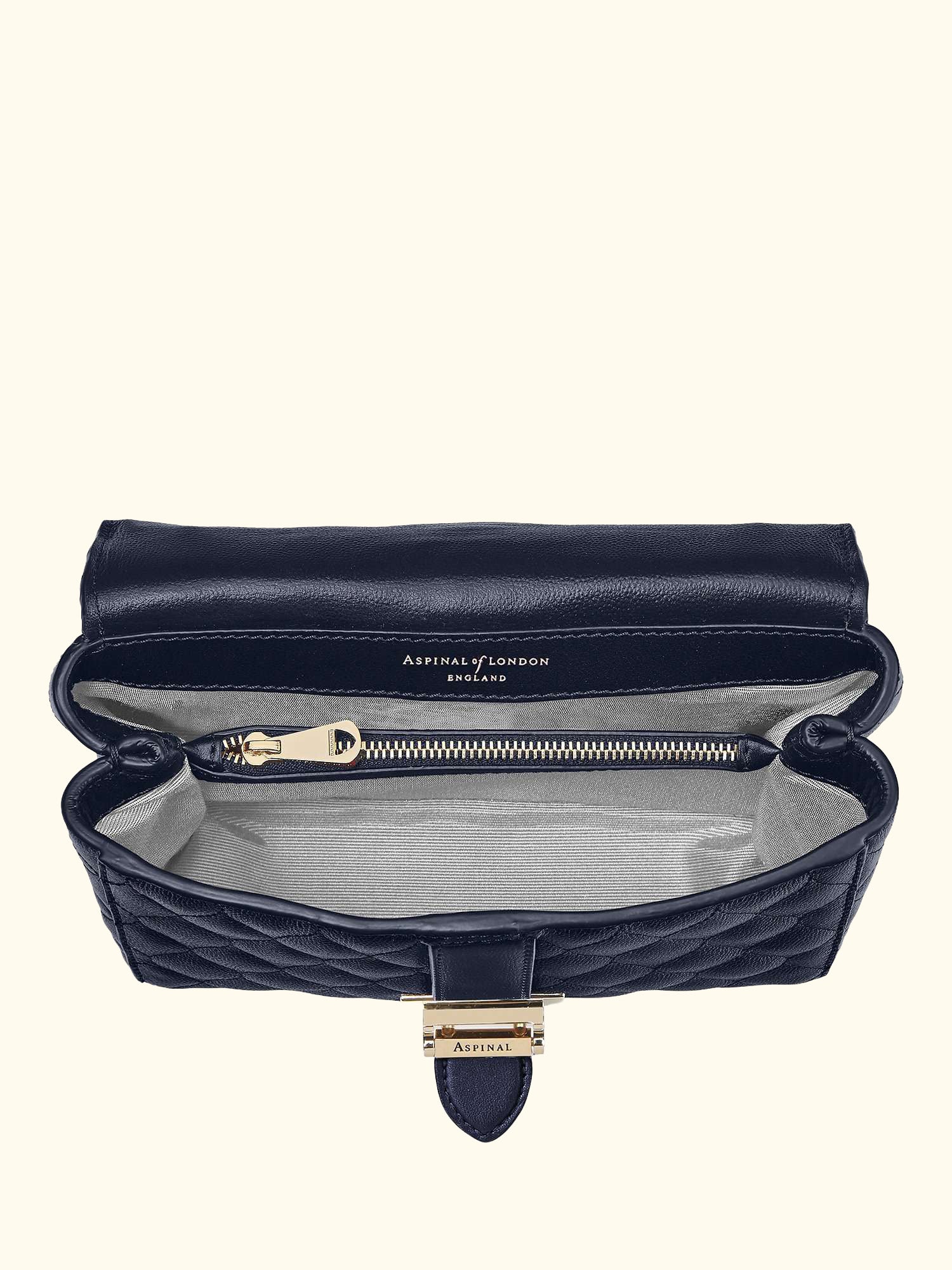 Lottie Large Quilted Pebble Leather Shoulder Bag