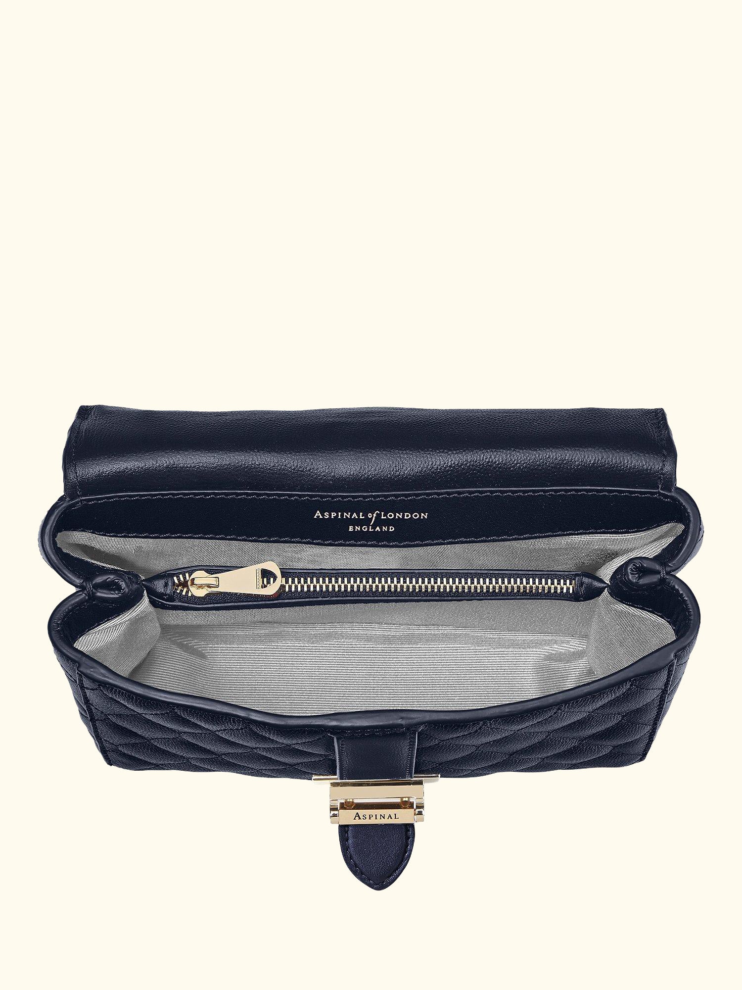 Lottie Large Quilted Pebble Leather Shoulder Bag
