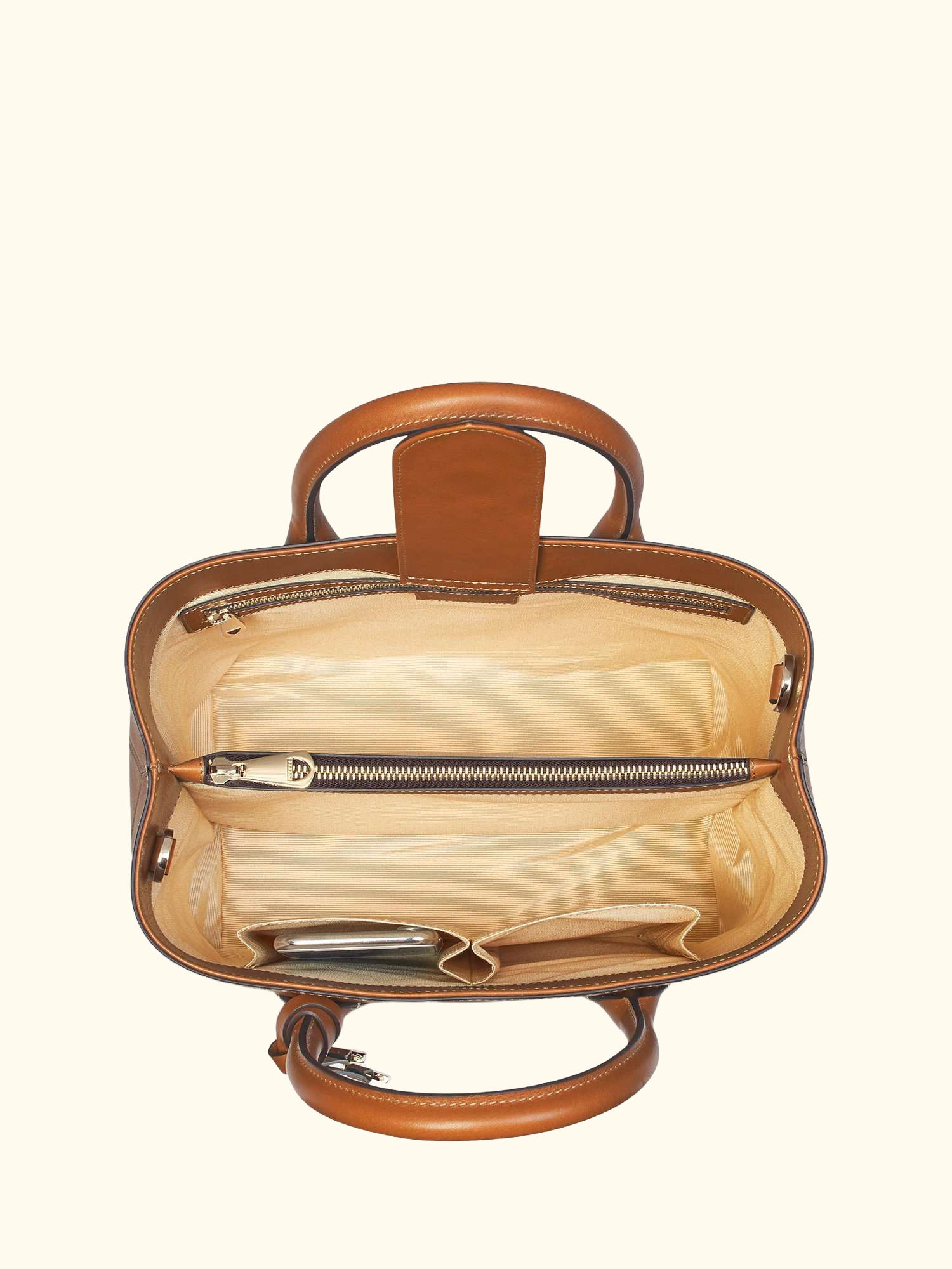Midi London Smooth Leather Tote Bag