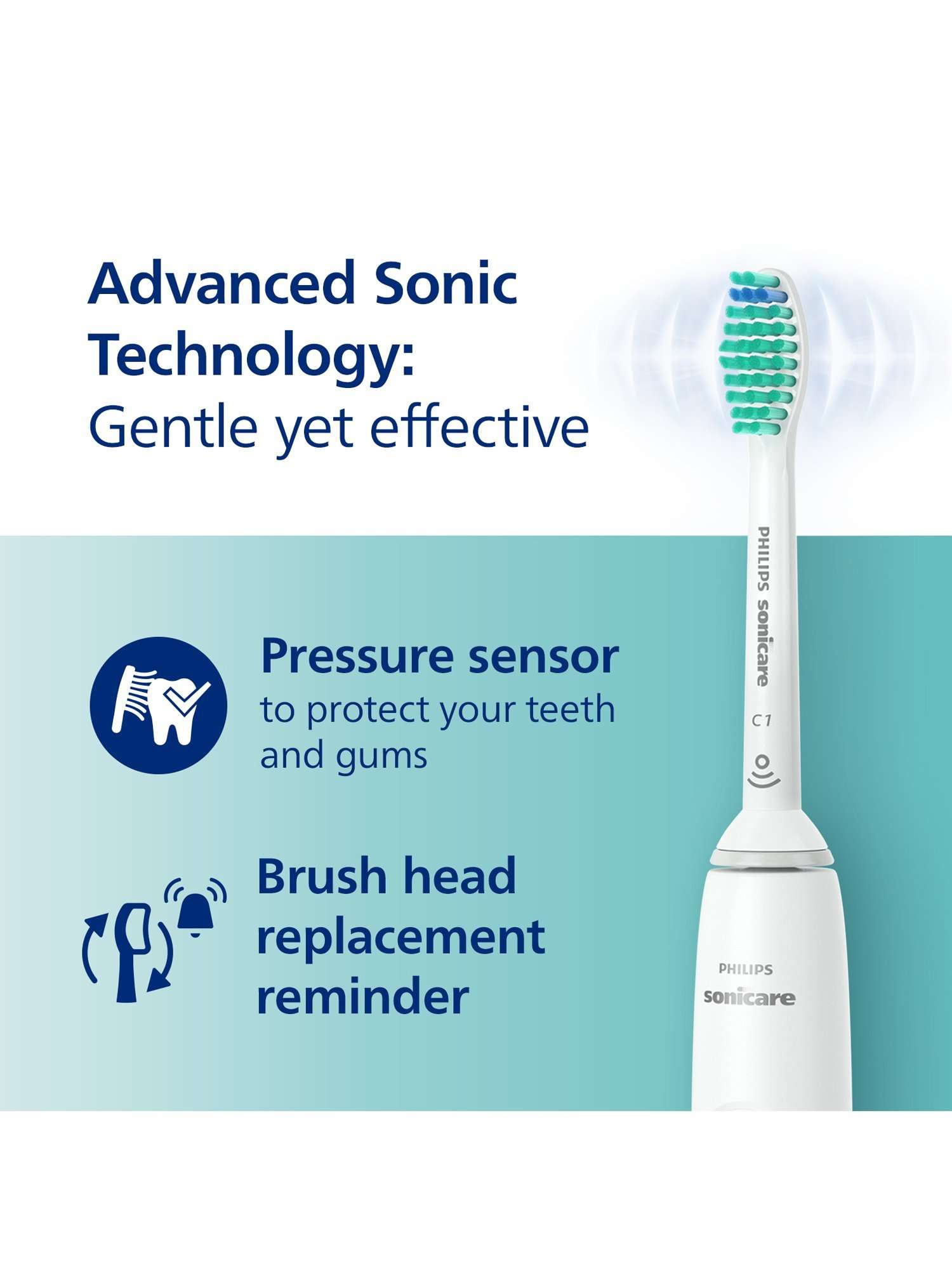 Sonicare HX3673/13 Series 3100 Electric Toothbrush, White