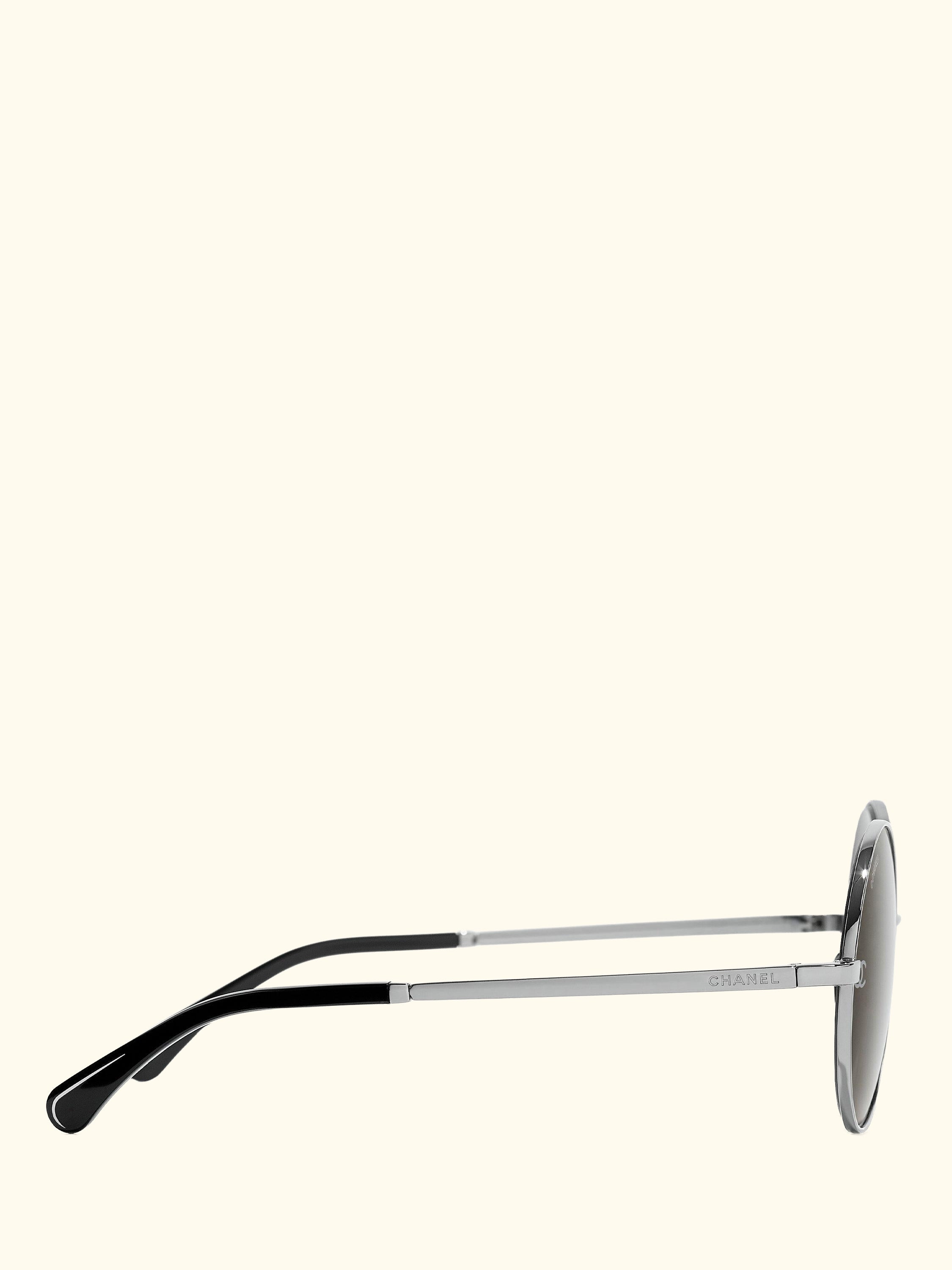 Round Sunglasses CH4268 Shiny Gunmetal/Brown