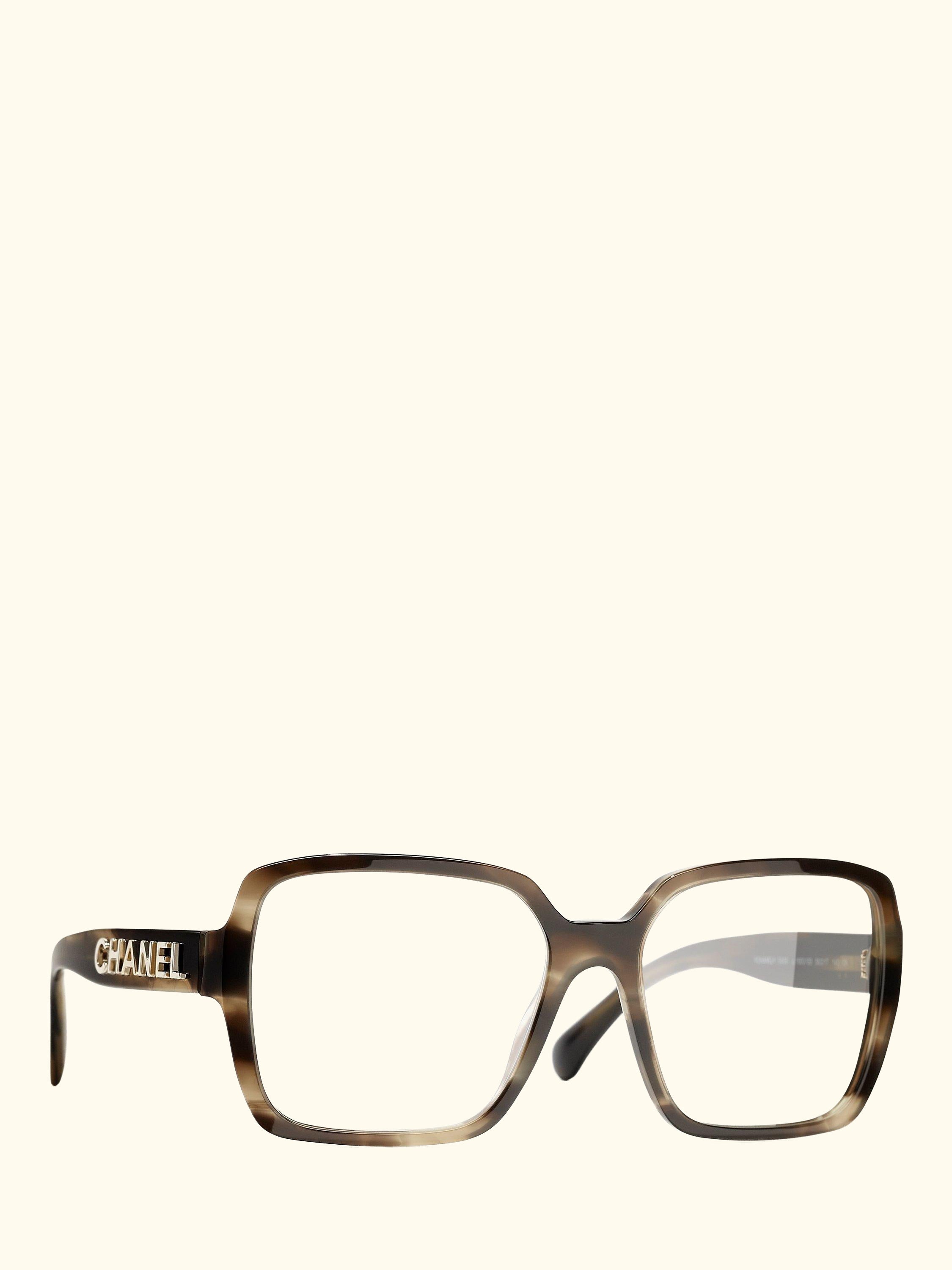 Rectangular Sunglasses CH5408 Shiny Tortoise/Clear