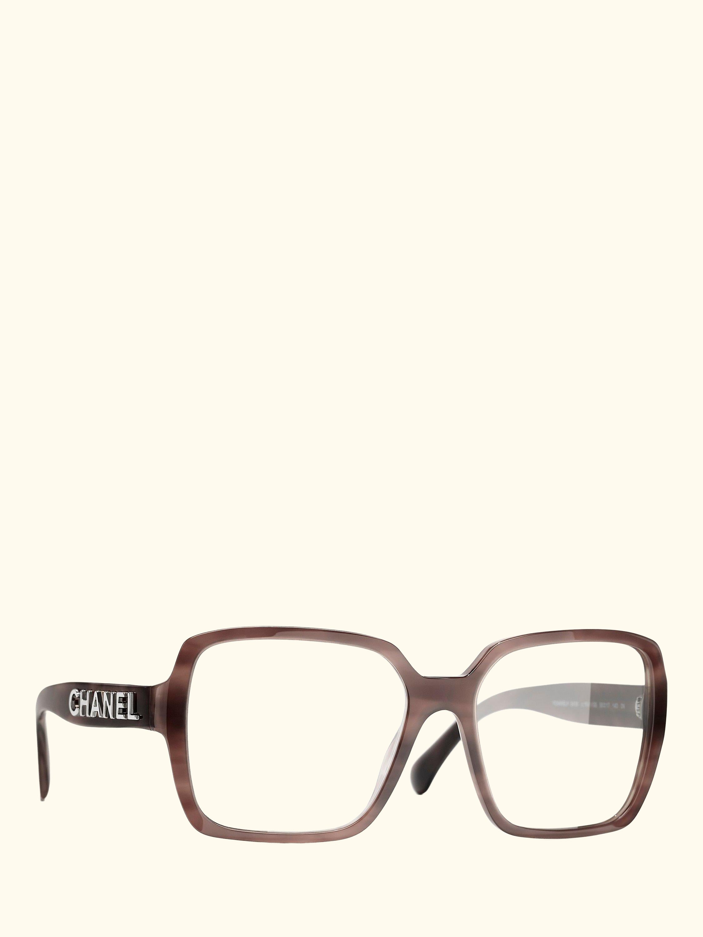Rectangular Sunglasses CH5408 Shiny Pink/Clear