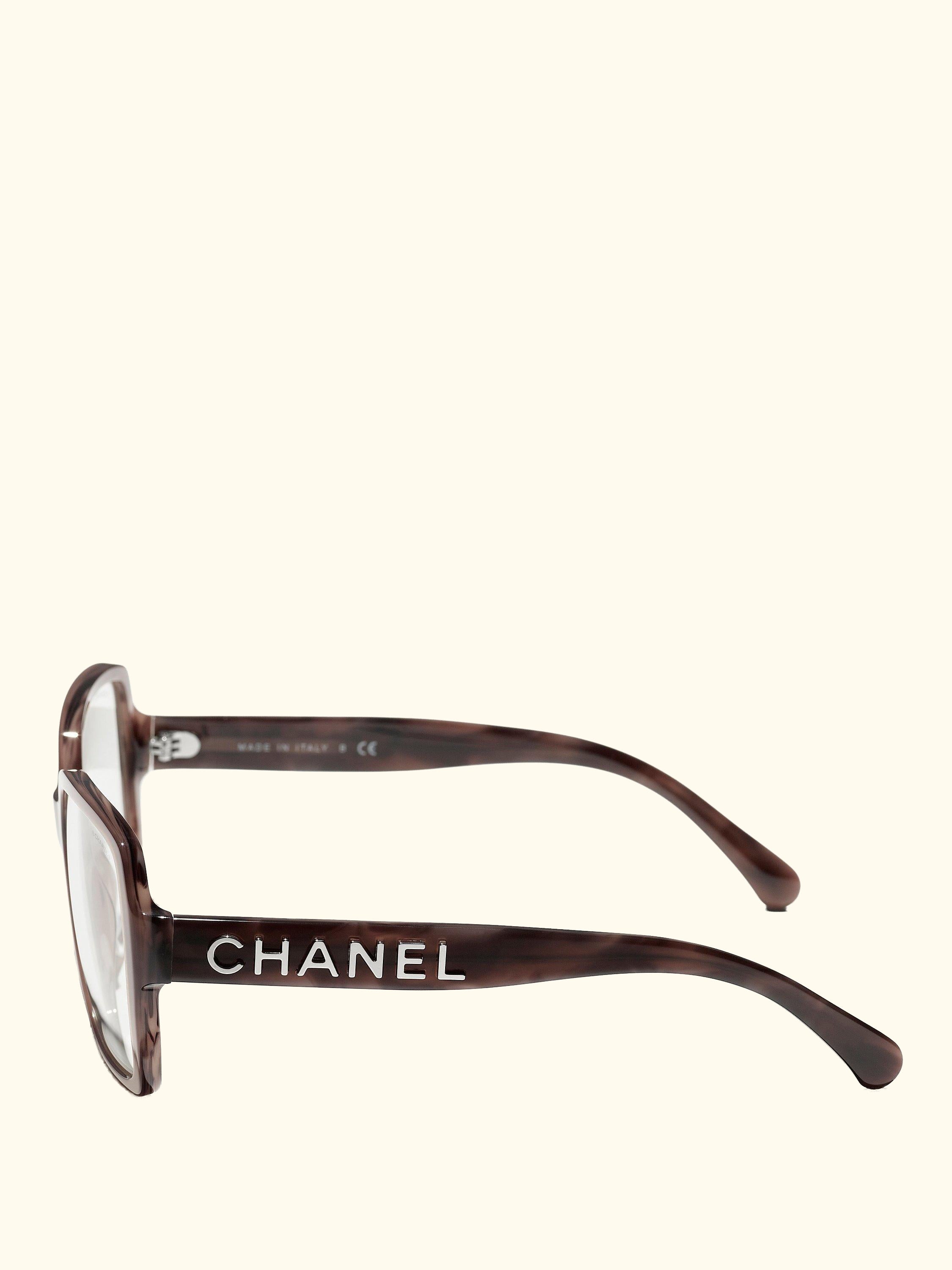 Rectangular Sunglasses CH5408 Shiny Pink/Clear