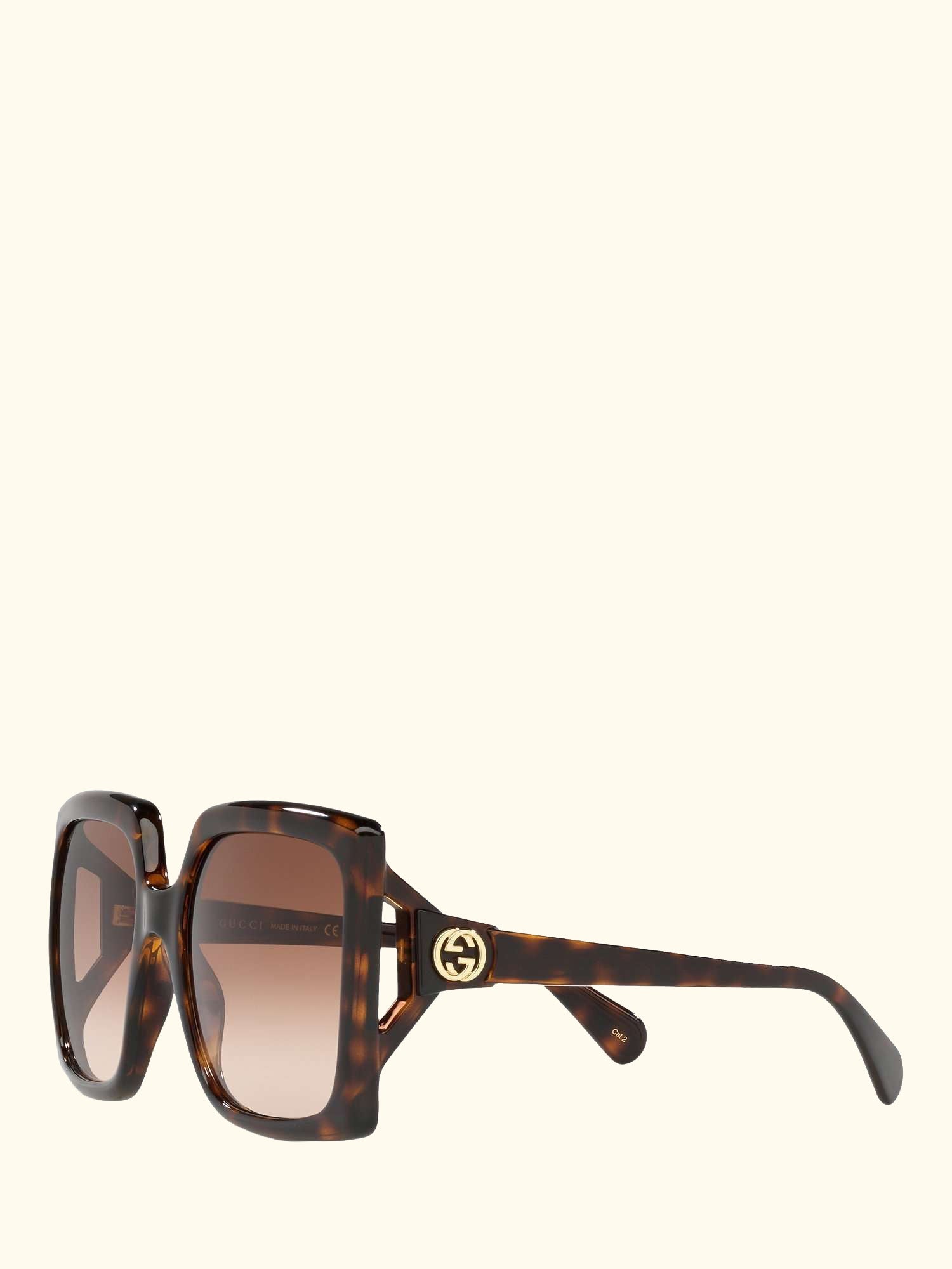 GG0876S Women's Chunky Square Sunglasses