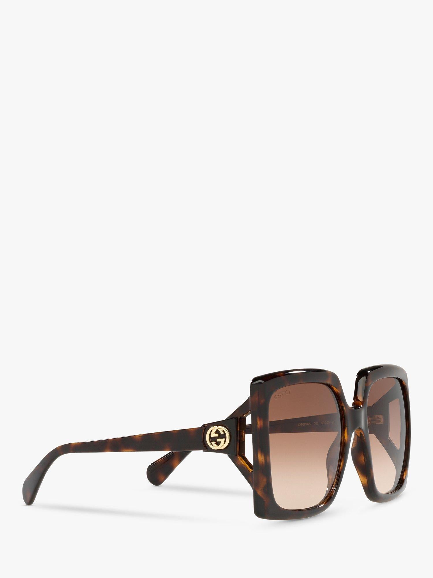 GG0876S Women's Chunky Square Sunglasses