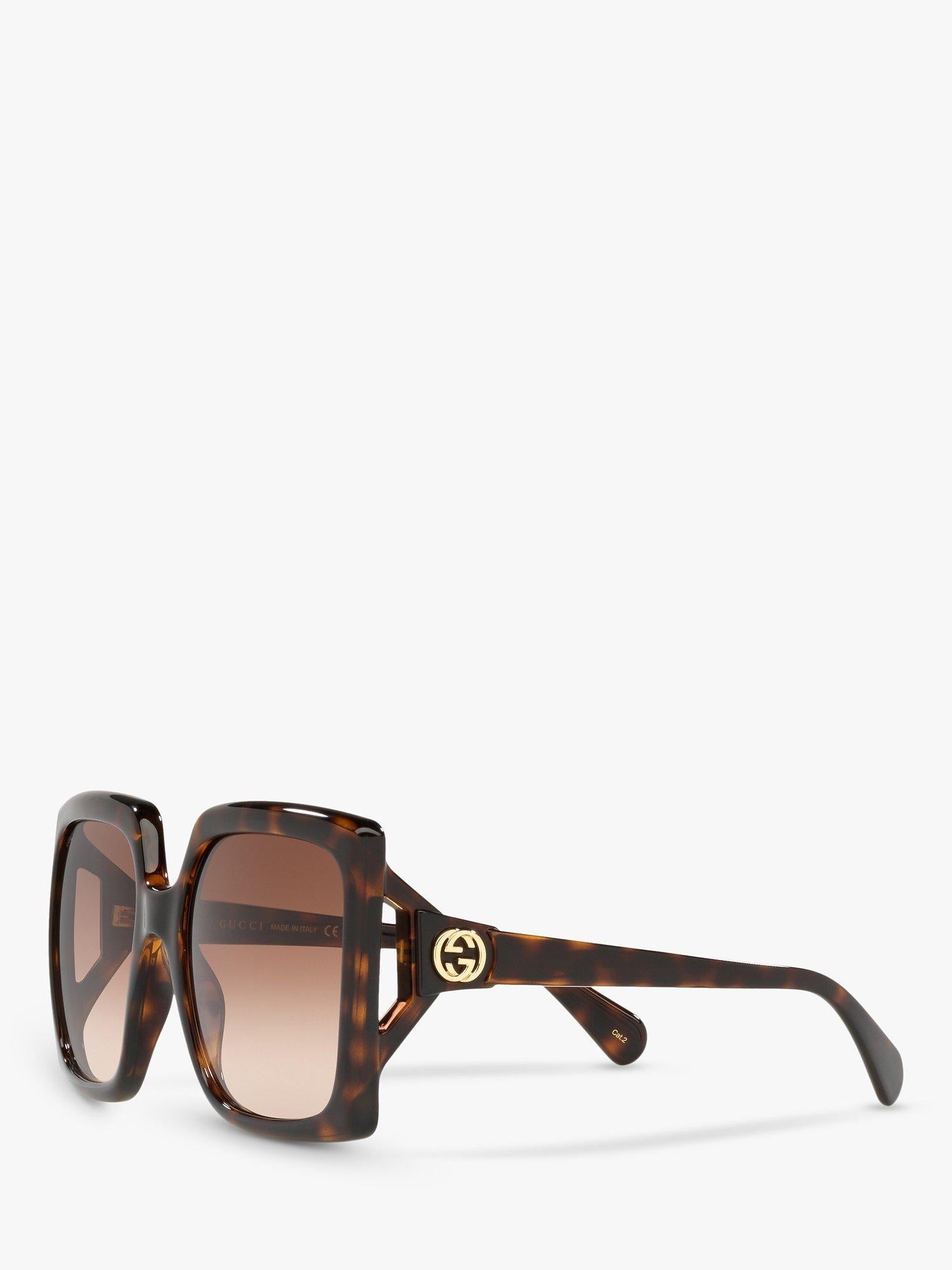 GG0876S Women's Chunky Square Sunglasses