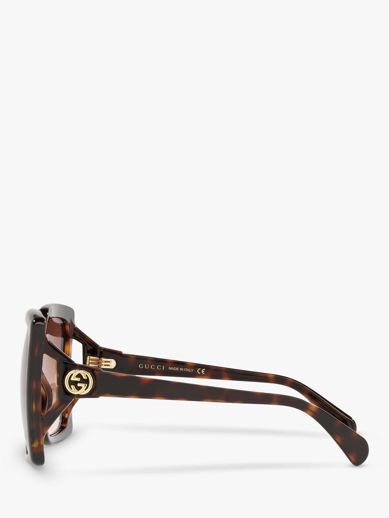 GG0876S Women's Chunky Square Sunglasses