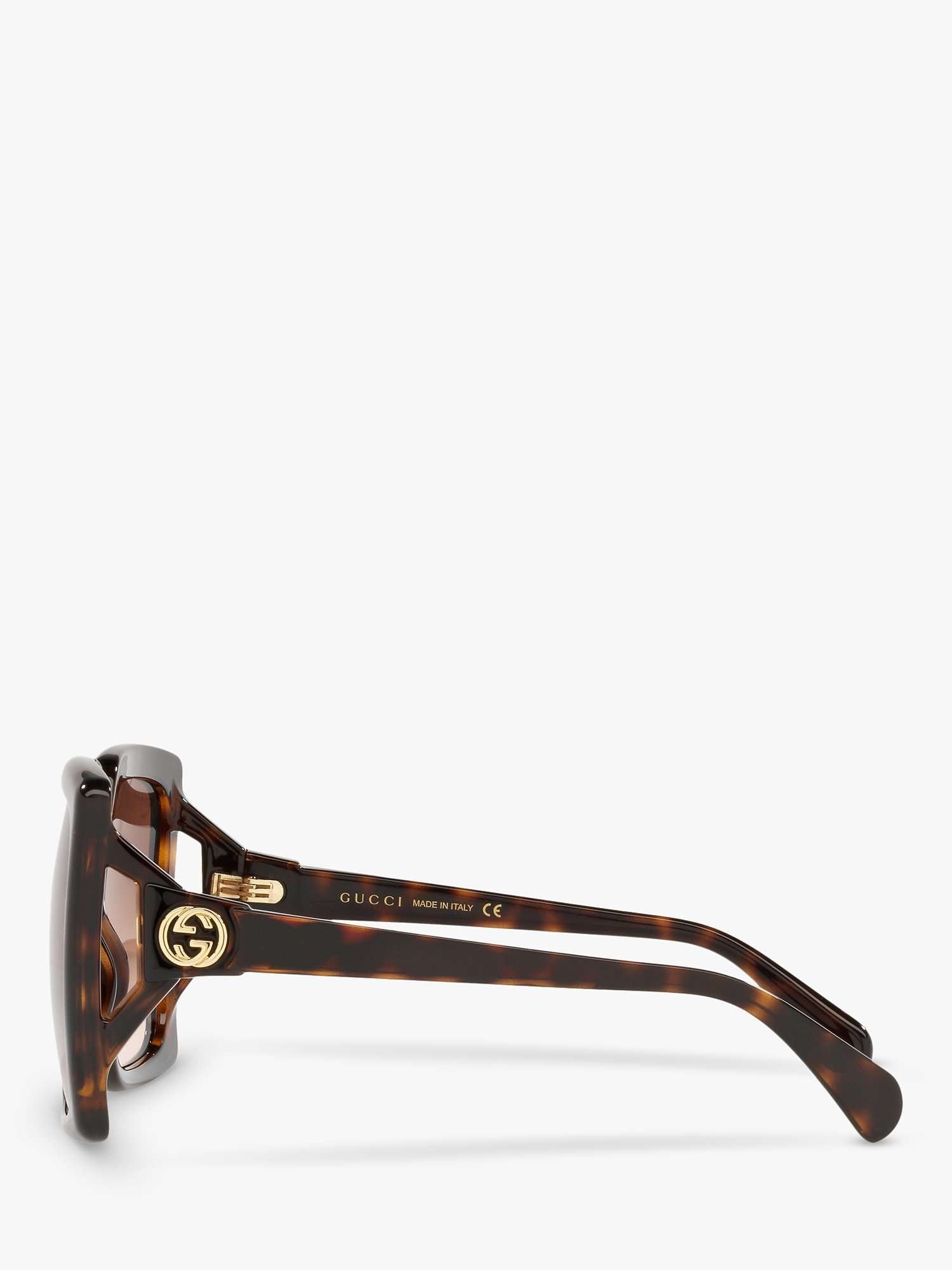 GG0876S Women's Chunky Square Sunglasses