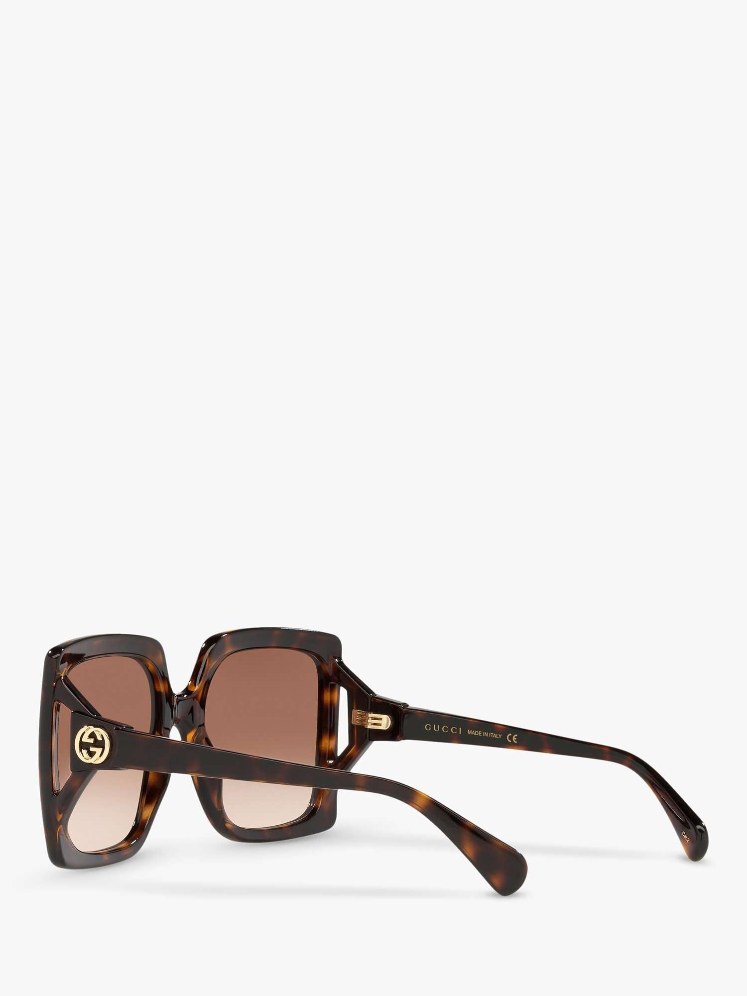 GG0876S Women's Chunky Square Sunglasses