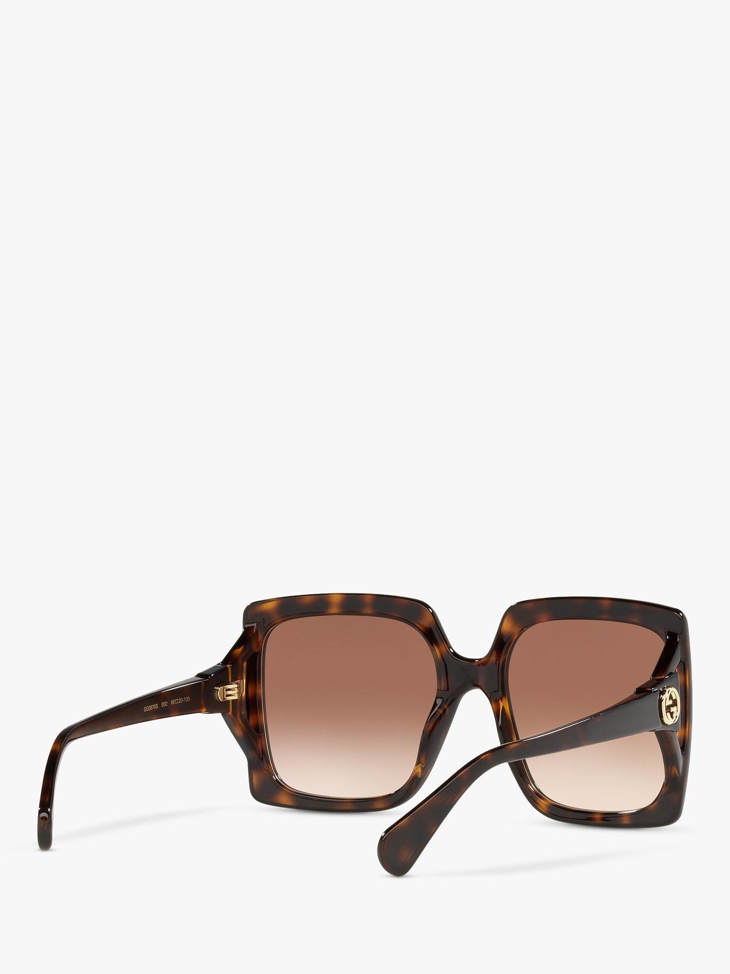 GG0876S Women's Chunky Square Sunglasses