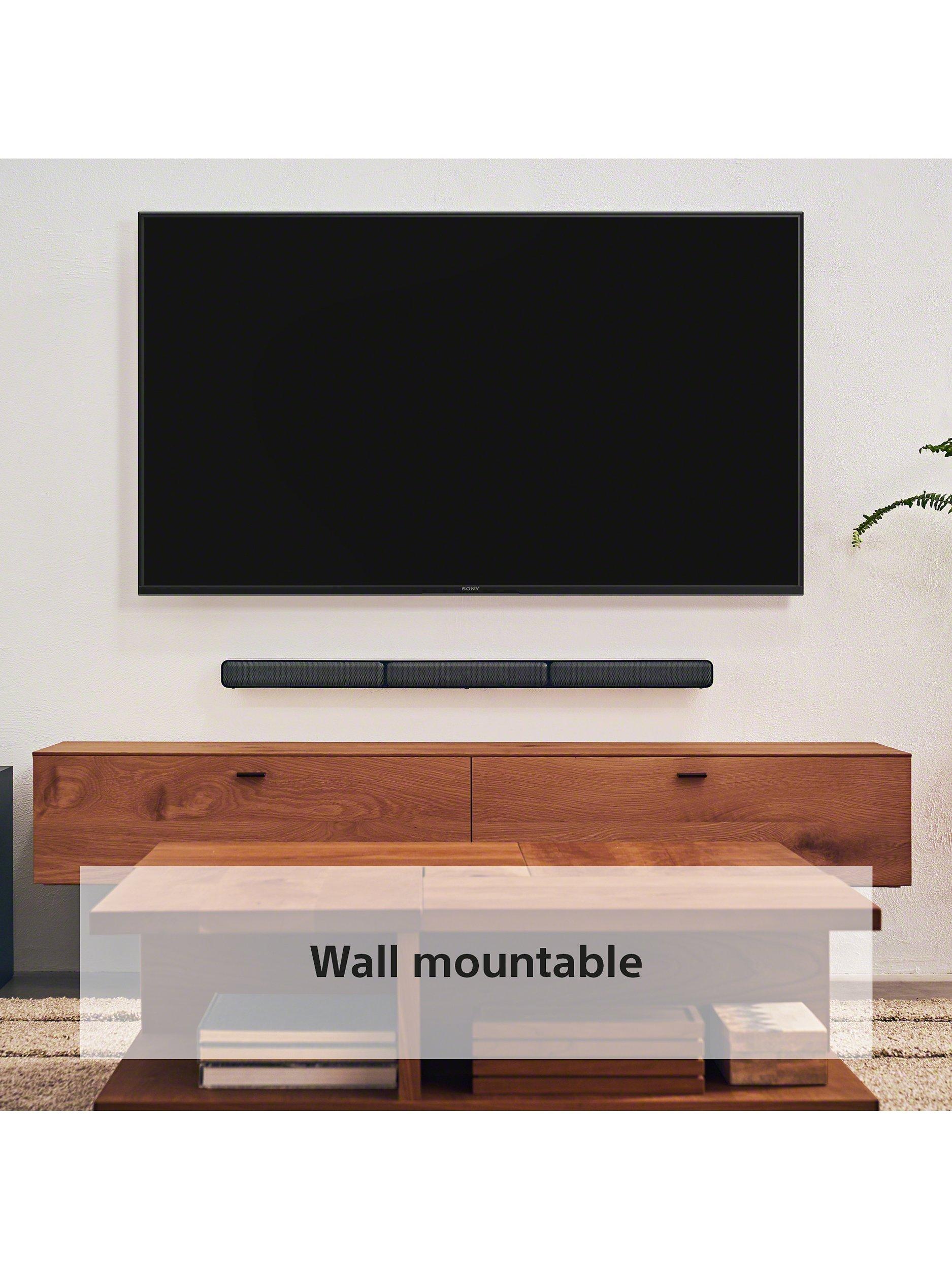 HT-S40R Bluetooth Soundbar with Subwoofer and Wireless Rear Speakers, Black