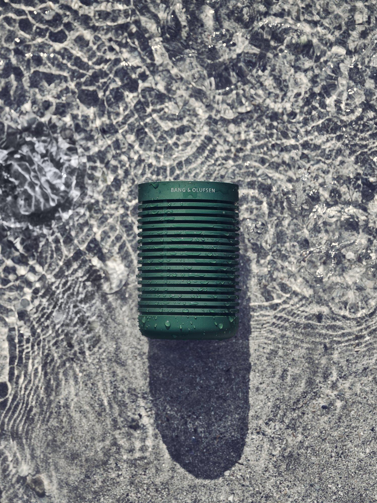 BeoSound Explore Portable Waterproof Bluetooth Speaker, Green