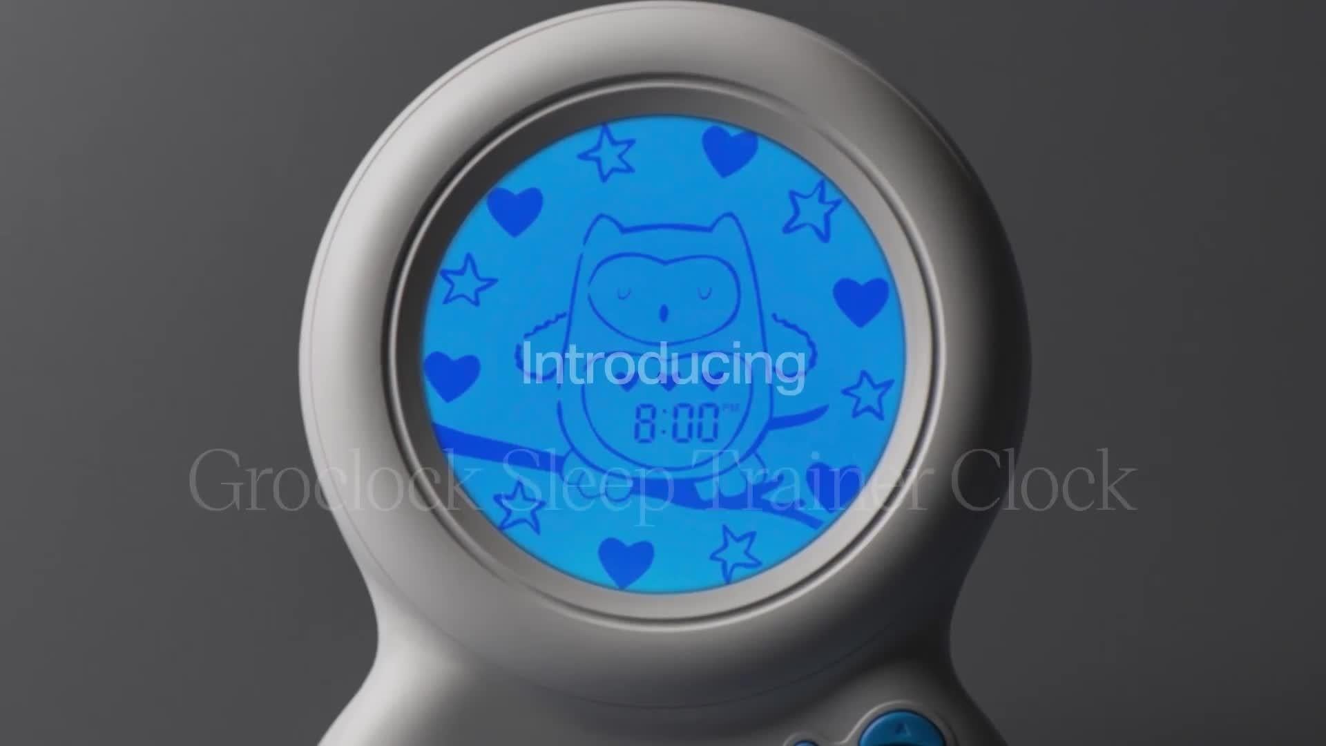 Groclock USB Powered Sleep Trainer Clock & Night Light