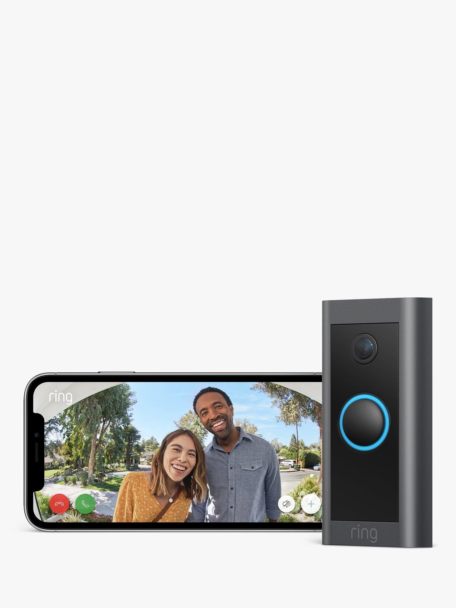 Smart Video Doorbell Wired, with Built-in Wi-Fi & Camera