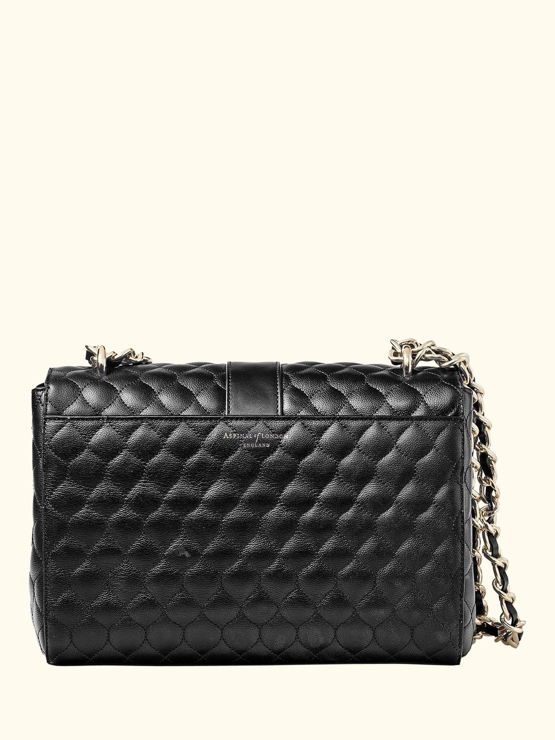 Lottie Large Quilted Pebble Leather Shoulder Bag