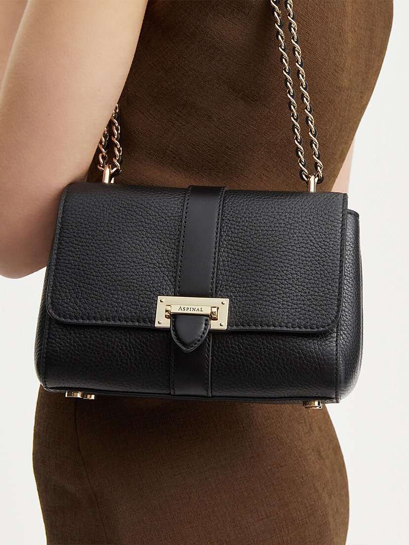 Lottie Small Pebble Leather Shoulder Bag