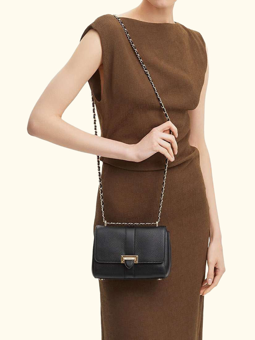 Lottie Small Pebble Leather Shoulder Bag