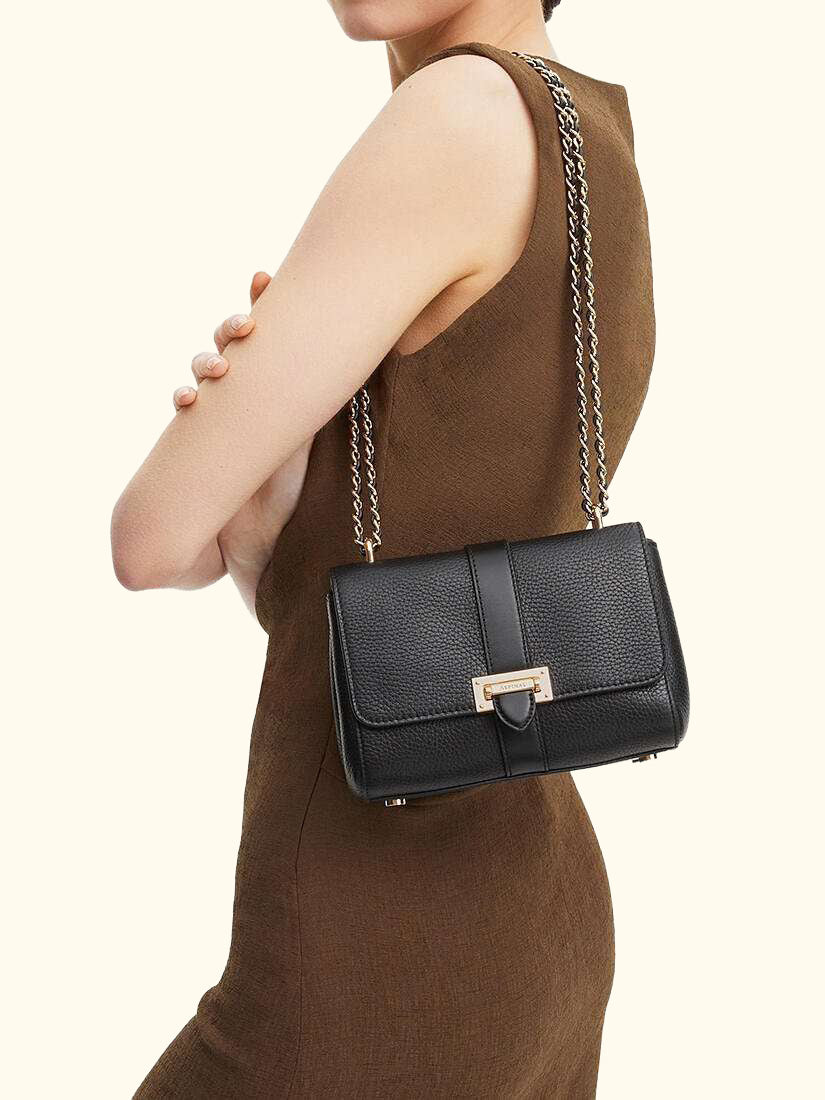 Lottie Small Pebble Leather Shoulder Bag