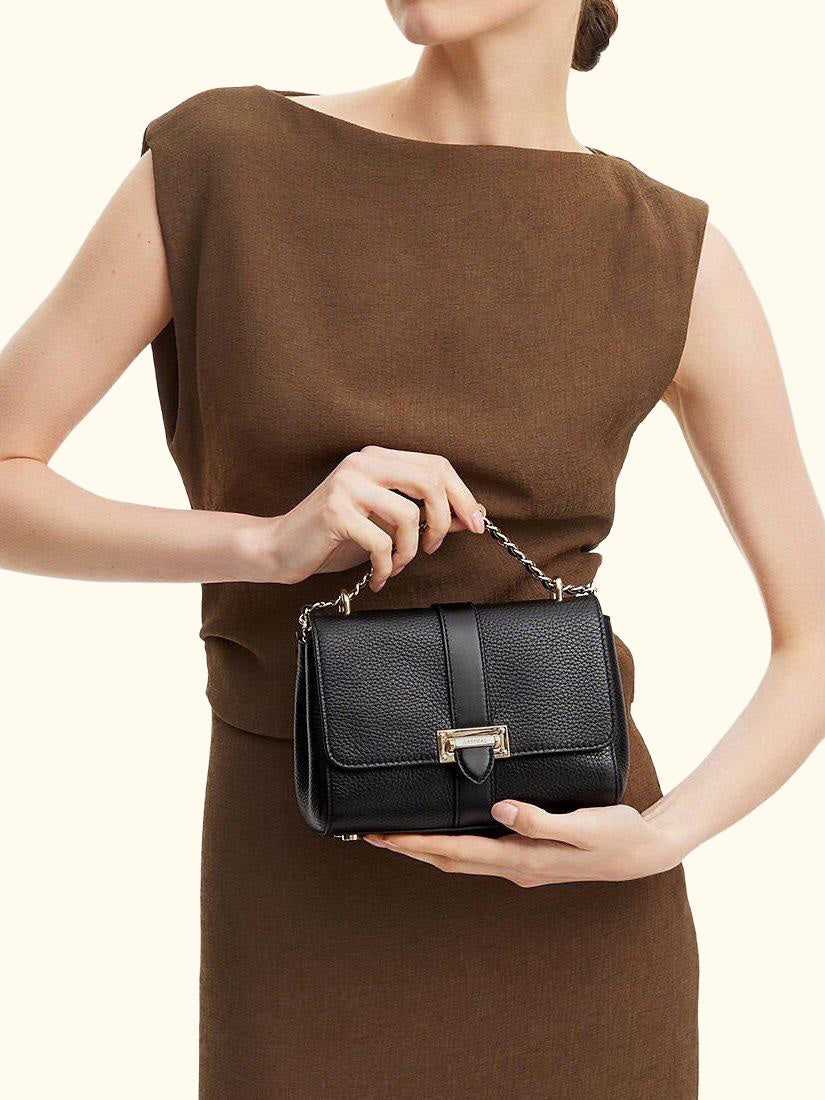 Lottie Small Pebble Leather Shoulder Bag