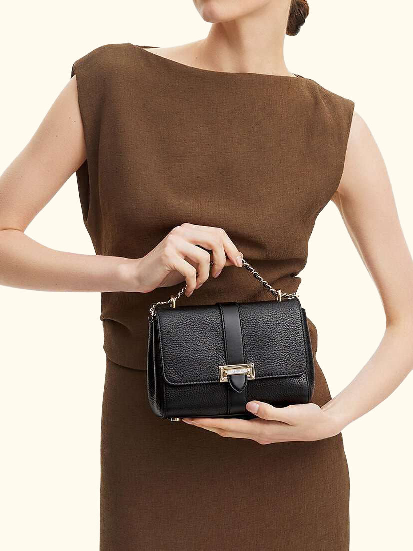 Lottie Small Pebble Leather Shoulder Bag