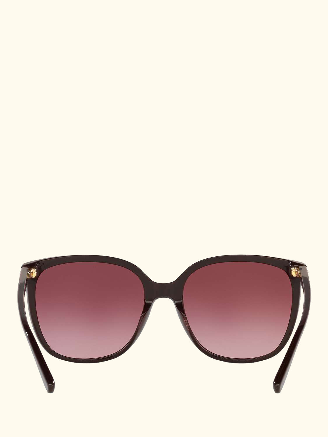 MK2137U Women's Anaheim Square Sunglasses, Brown/Red Gradient