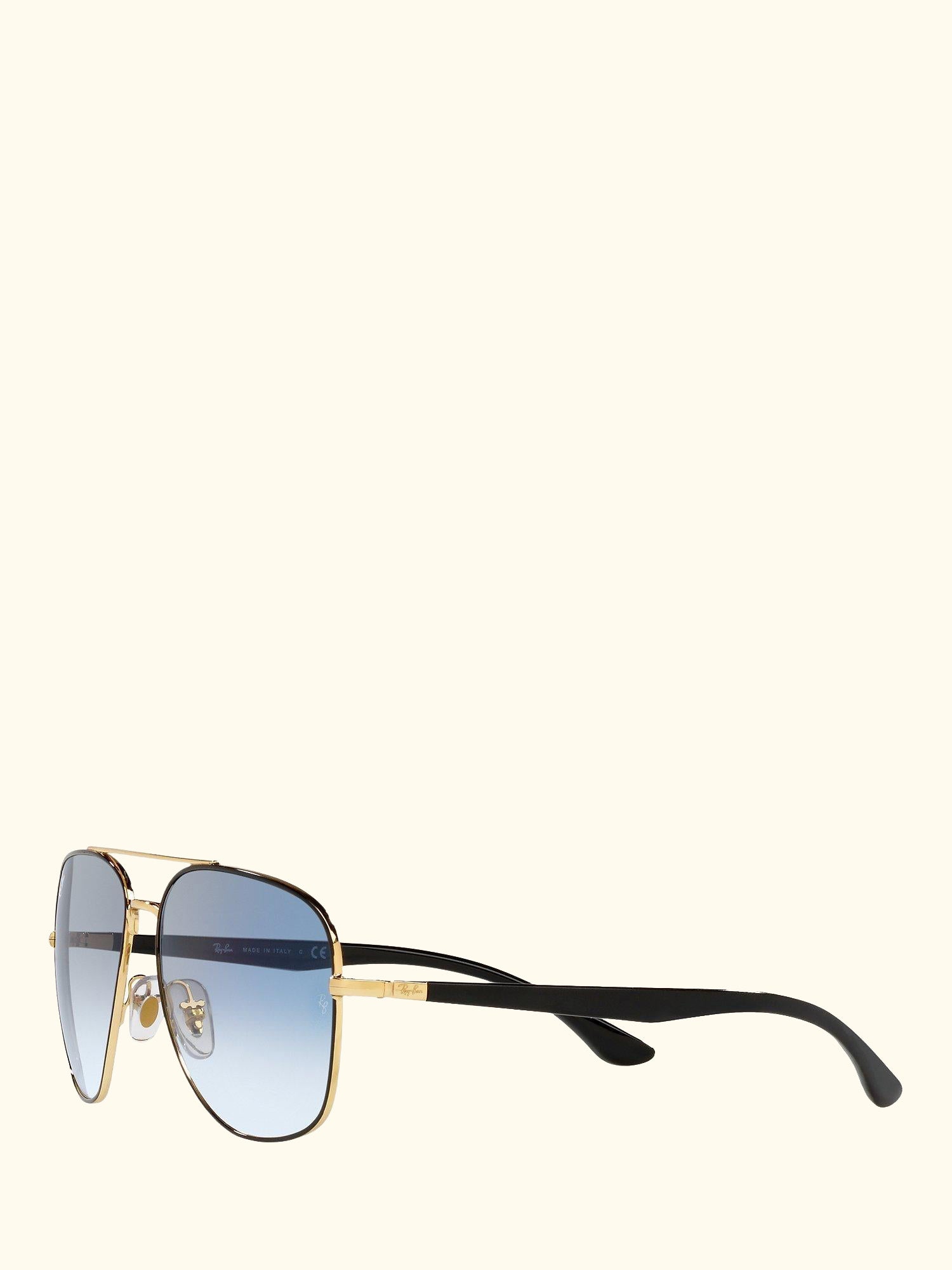 RB3683 Unisex Square Sunglasses, Shiny Black/Blue Gradient
