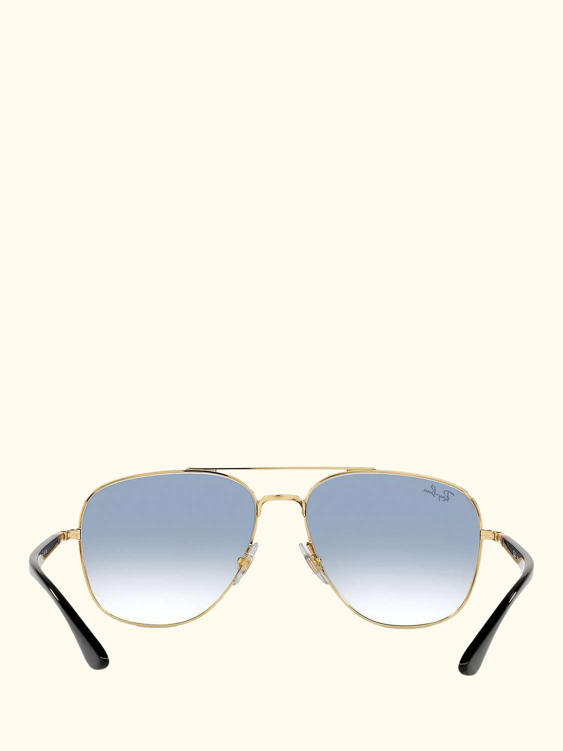 RB3683 Unisex Square Sunglasses, Shiny Black/Blue Gradient