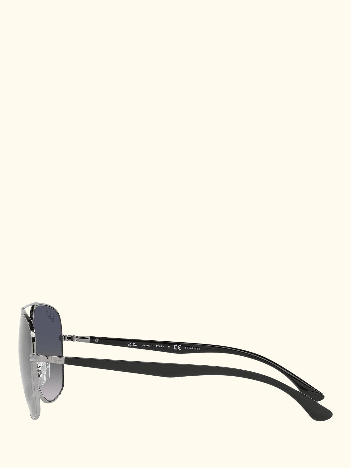 RB3683 Unisex Polarised Square Sunglasses, Gunmetal/Blue Gradient